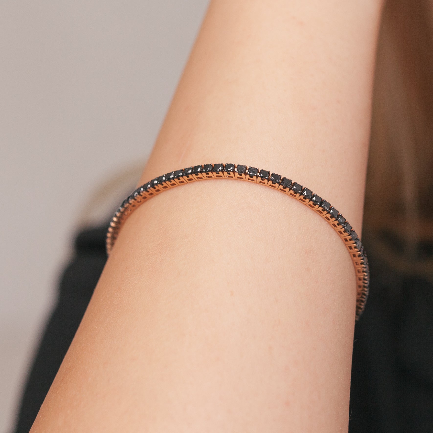 Black Diamonds Tennis bracelet 3.00 ct