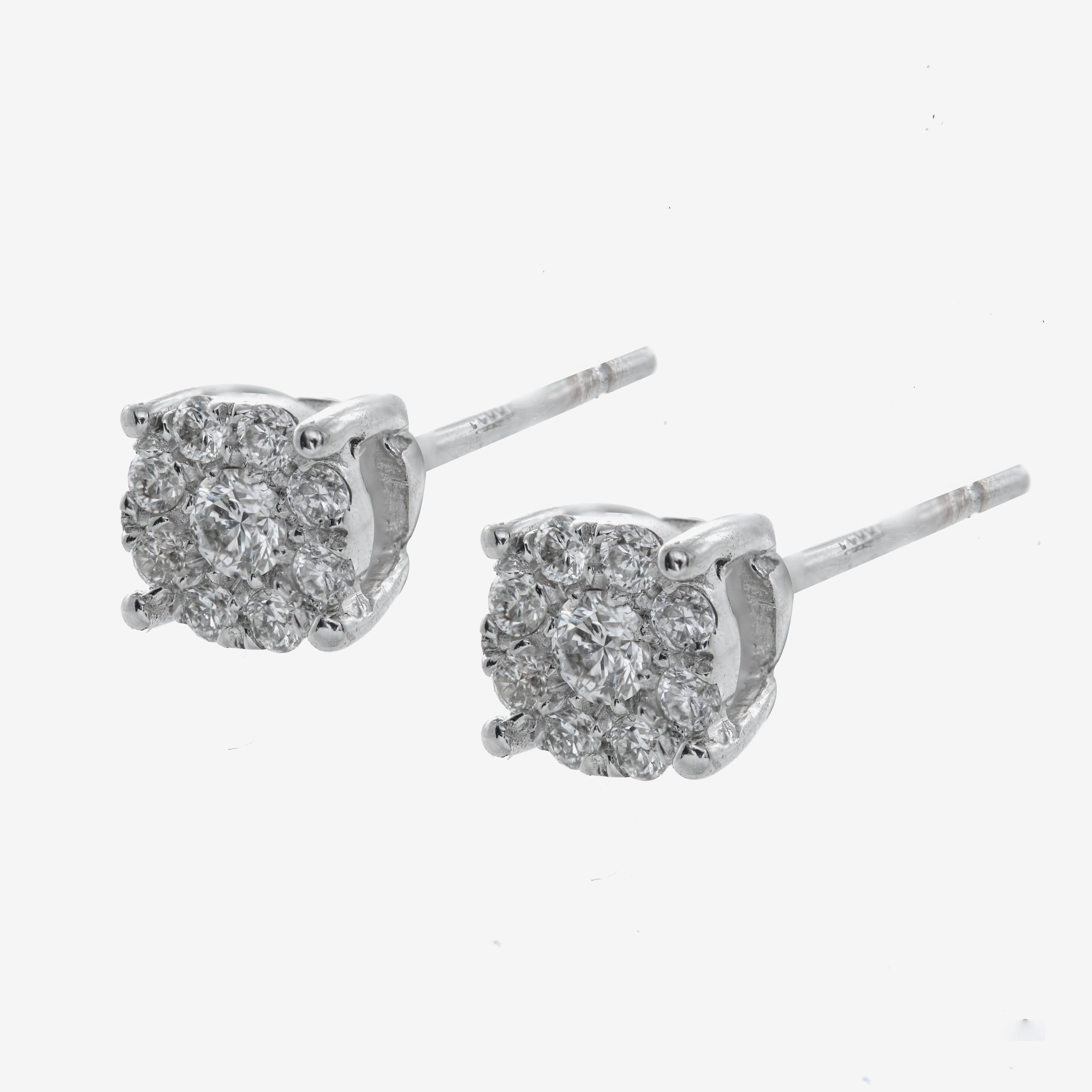 Alma diamond earrings