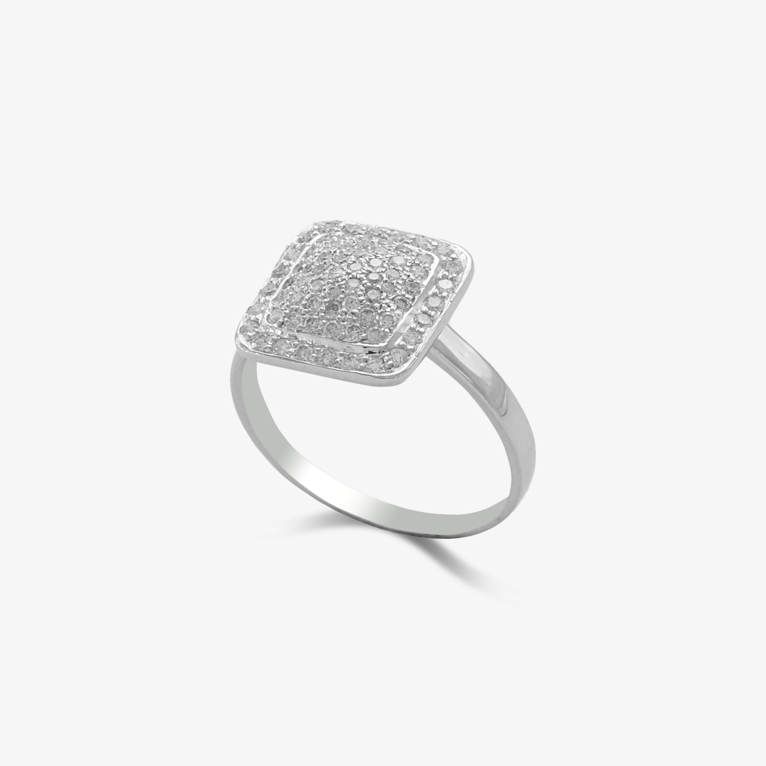 Inel aur 18k cu diamante 0.48 ct