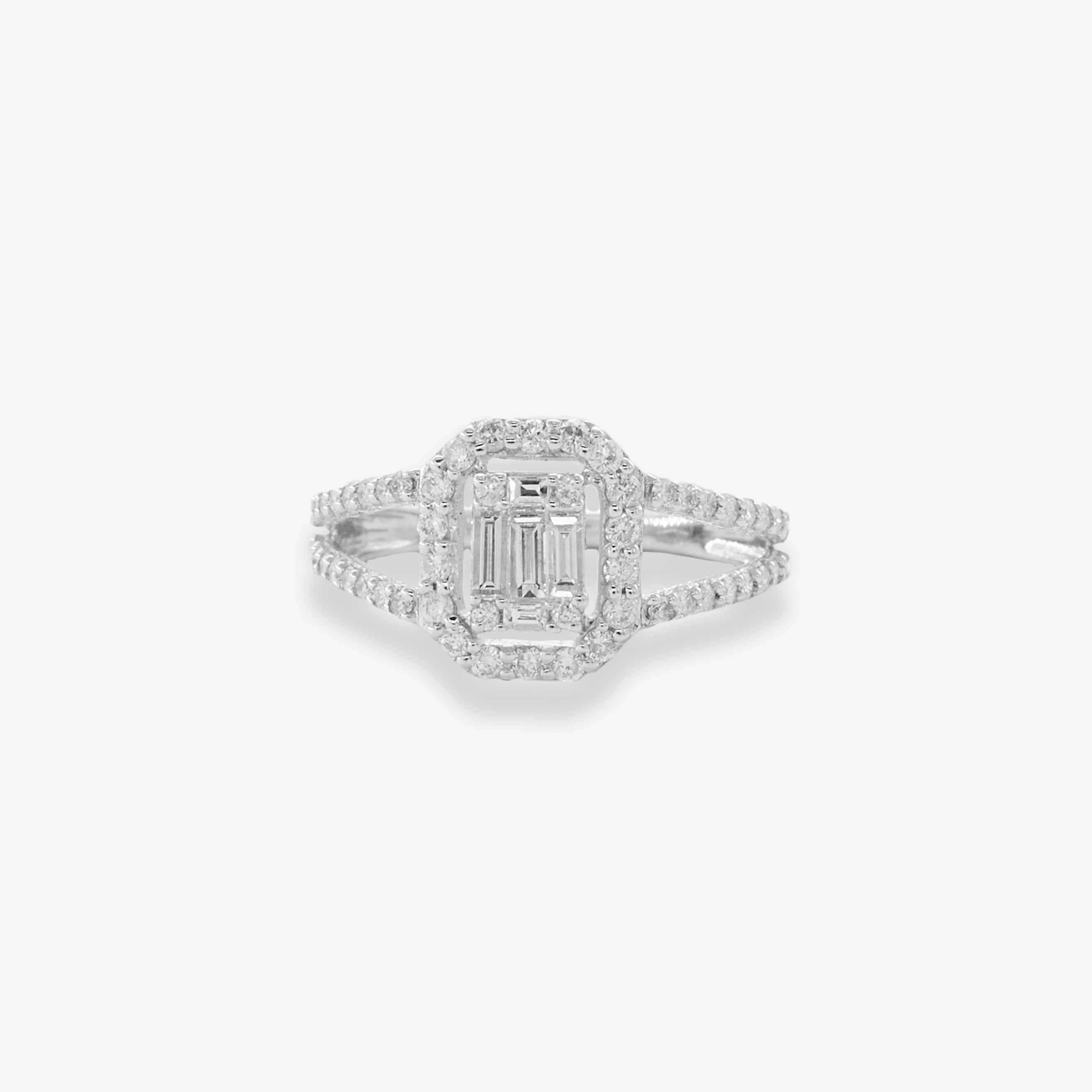 Inel din aur 18k cu diamante 0.95 ct