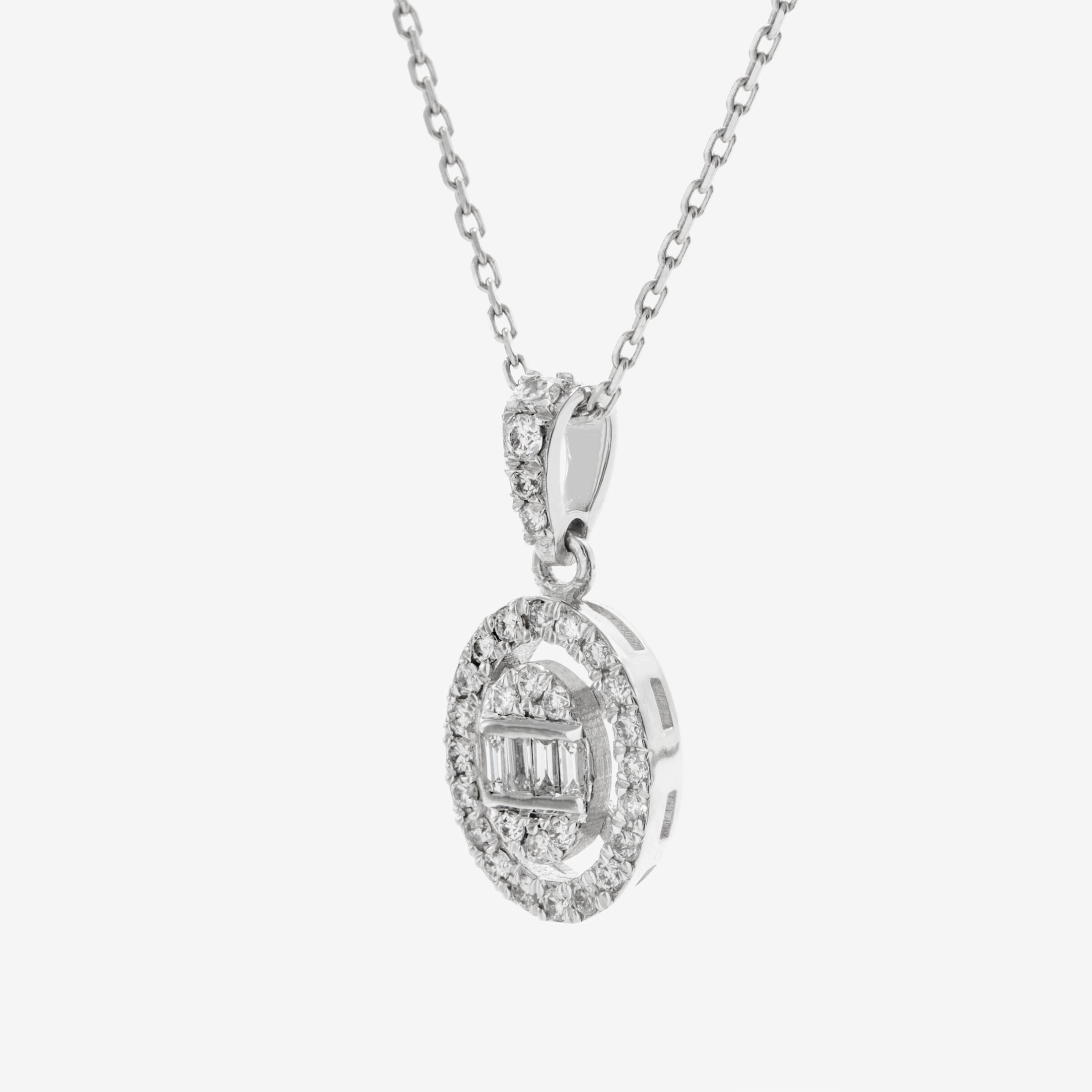 Chavez necklace with diamonds