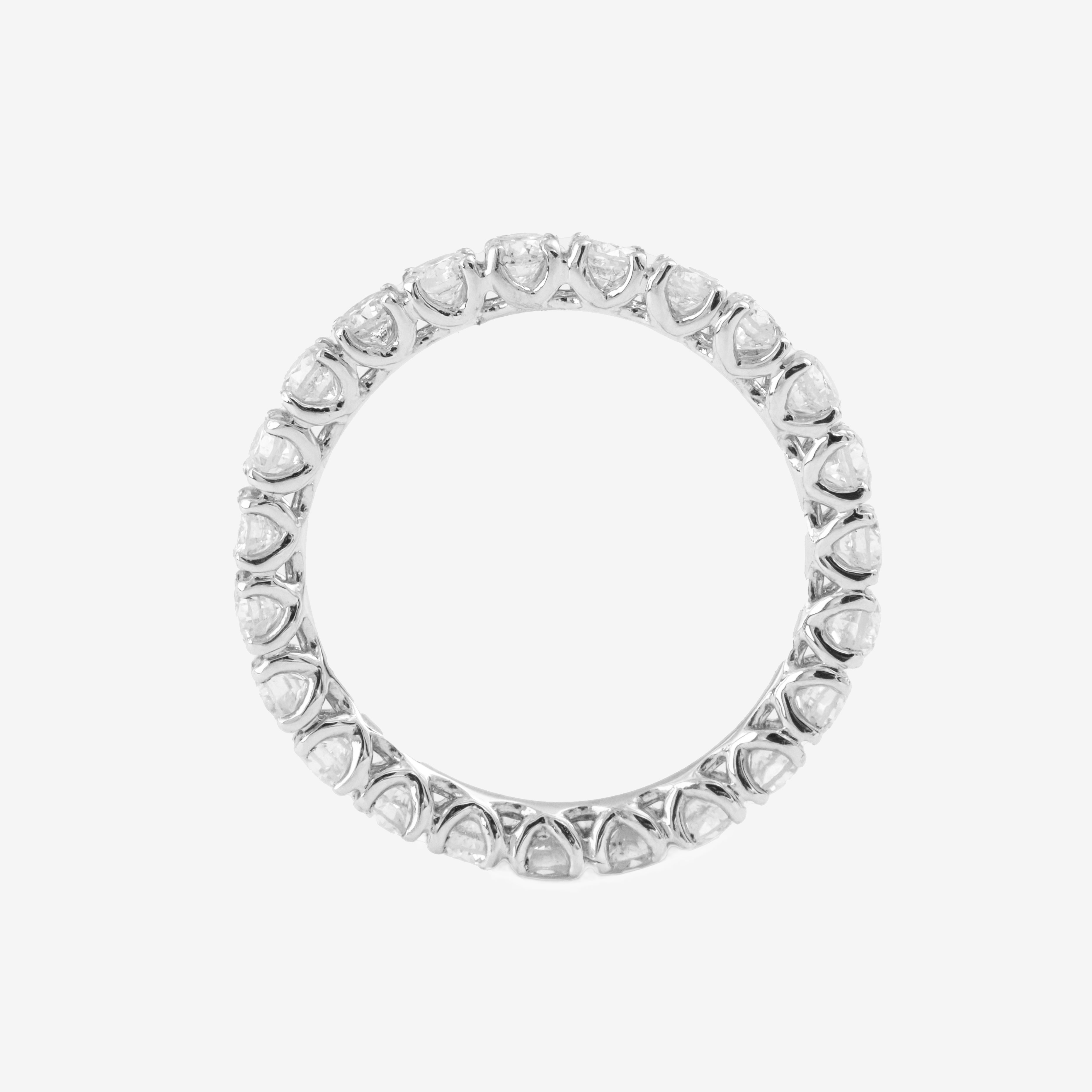 Inel eternity din aur 18k  cu diamante 1.5ct