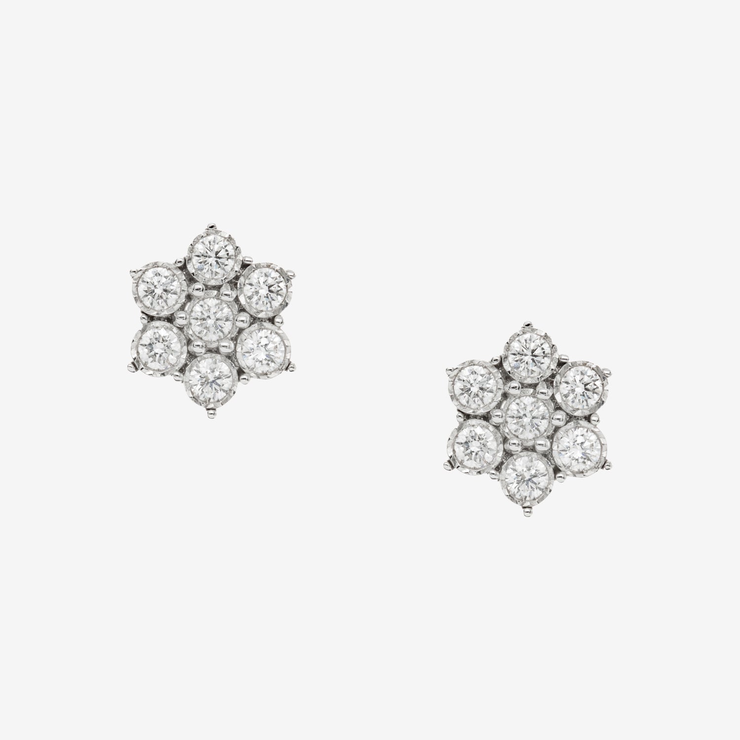 DAFFODIL EARRINGS WITH DIAMONDS