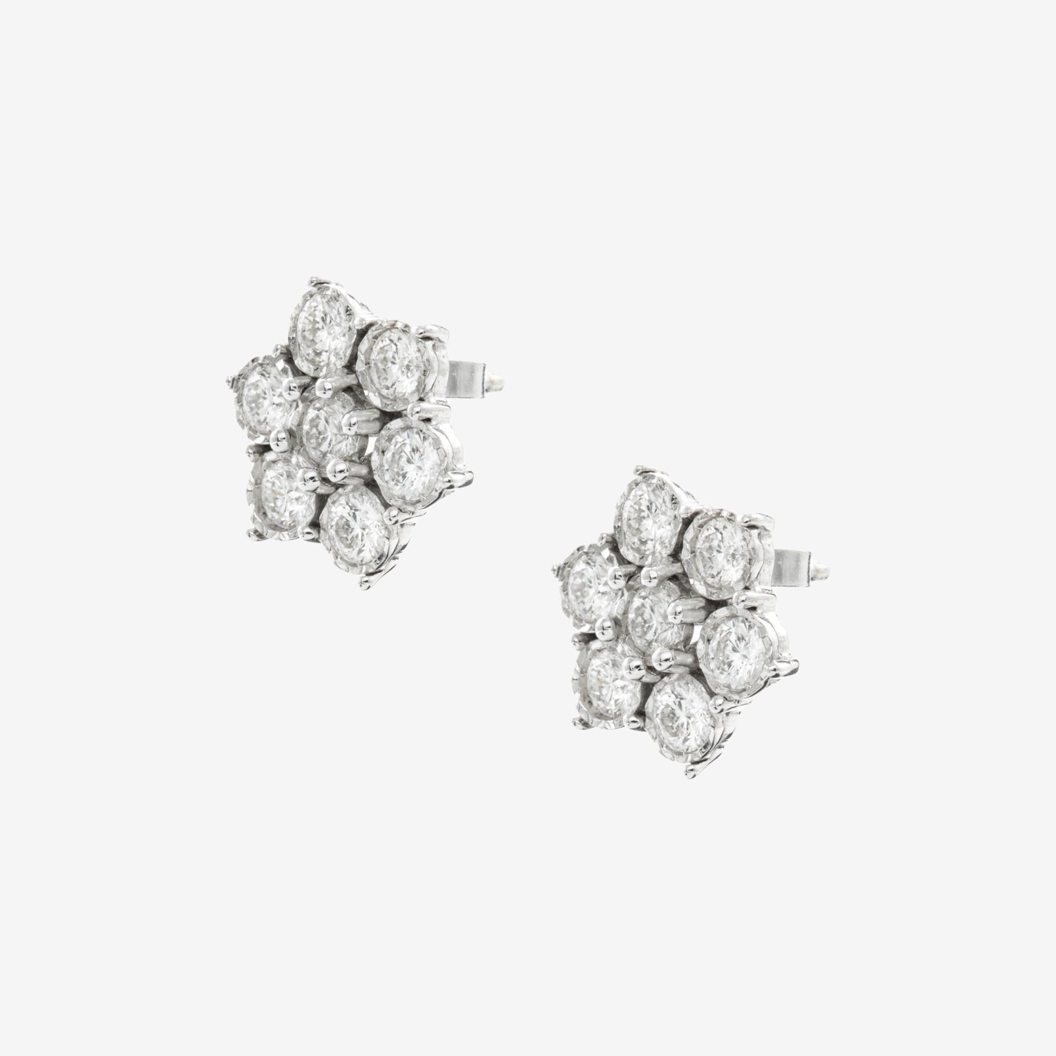 DAFFODIL EARRINGS WITH DIAMONDS