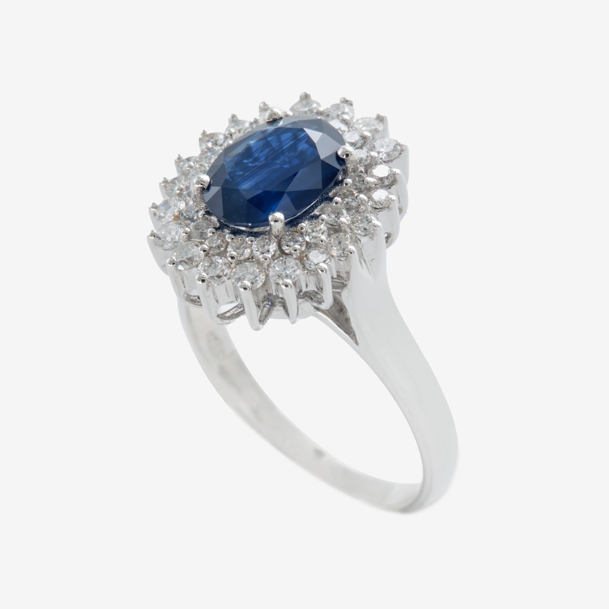 Inel Grazia cu safir si diamante