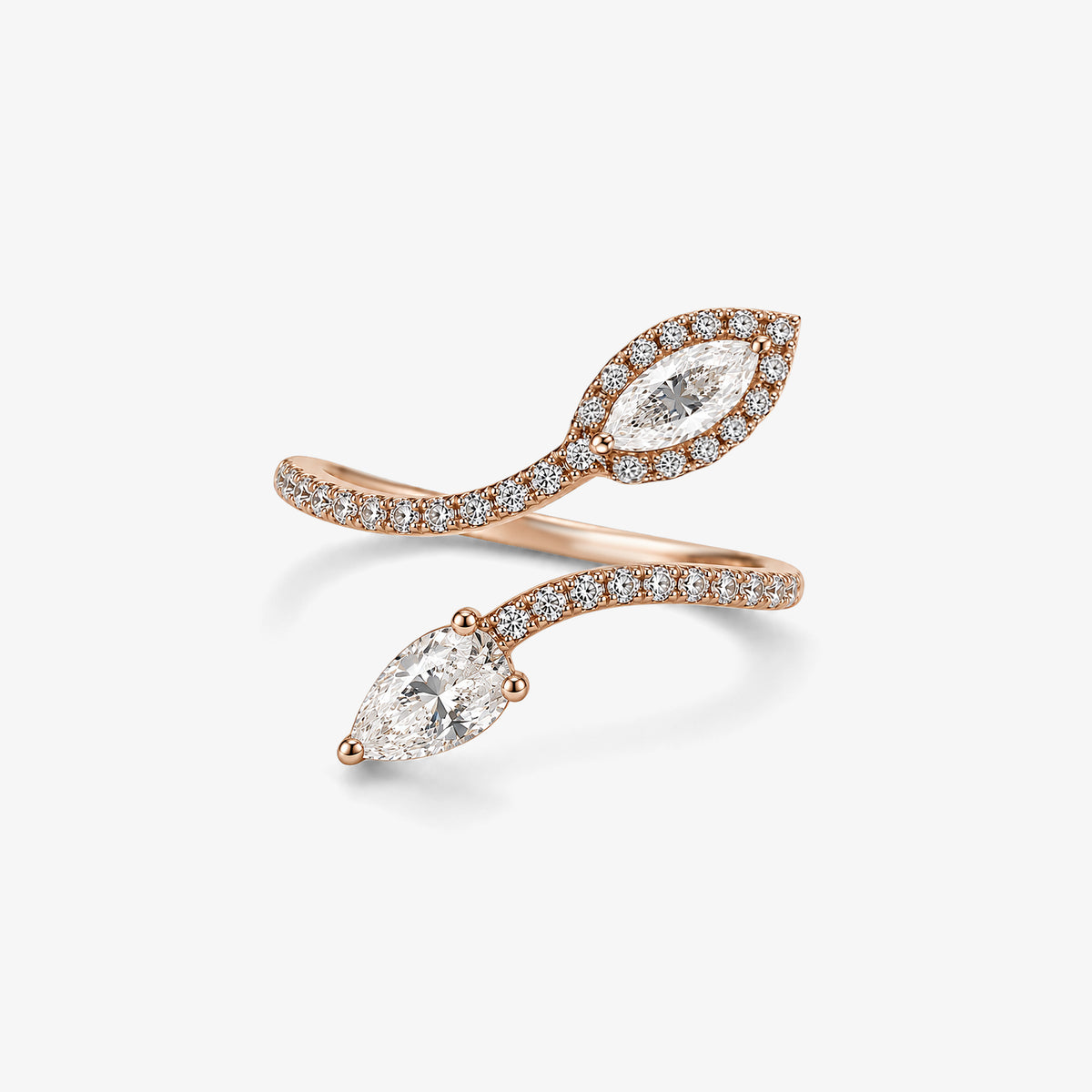 Inel din aur 18K cu diamante 0,91 ct