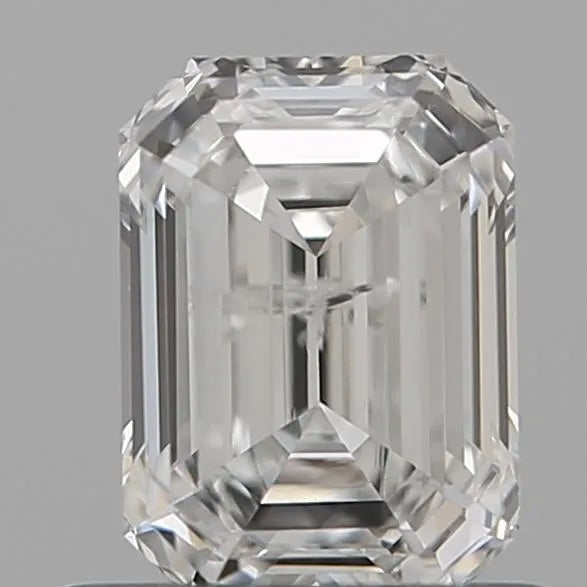 0.70ct Emerald Natural Diamond (Colour F, Clarity SI2, Cut VG, IGI Certified)