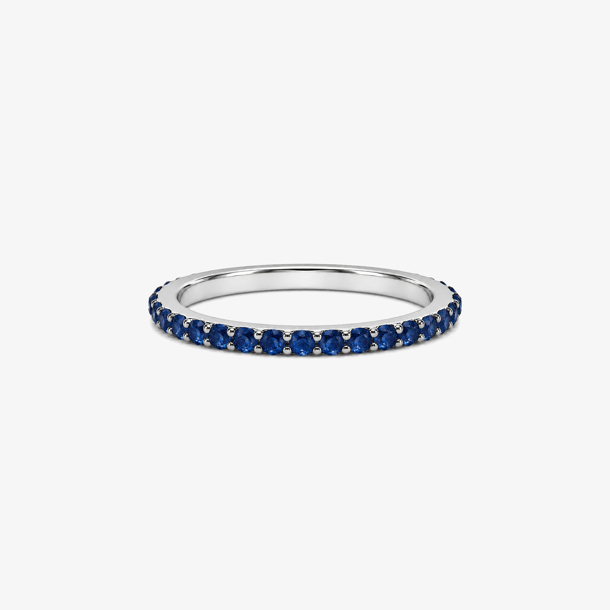 Inel eternity din aur 18K cu safire 0,64 ct