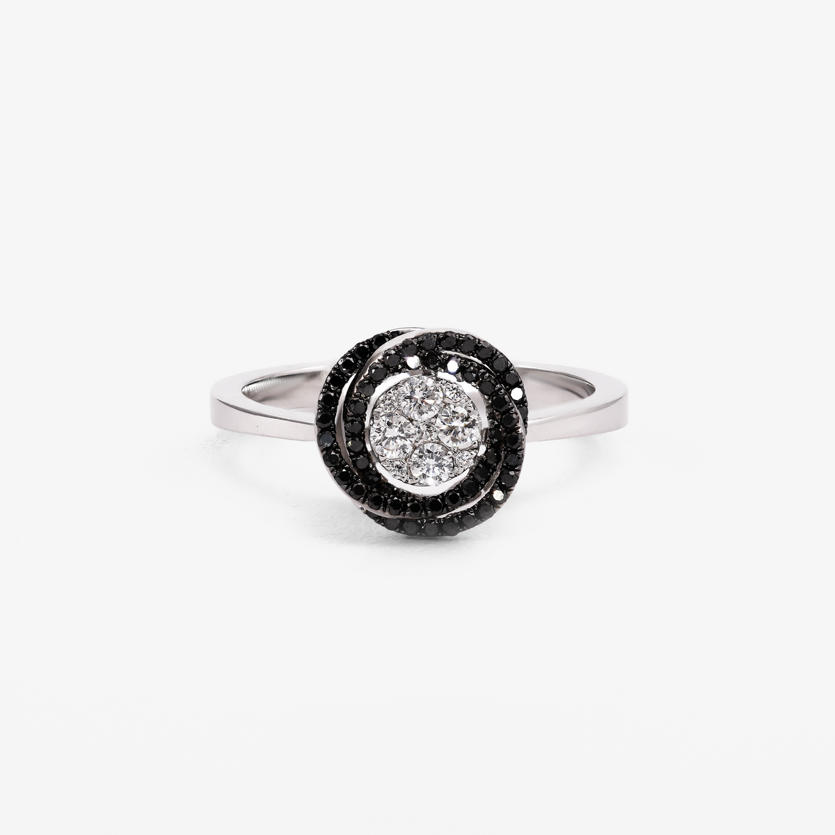 Inel aur 18k cu diamante 0.37 ct