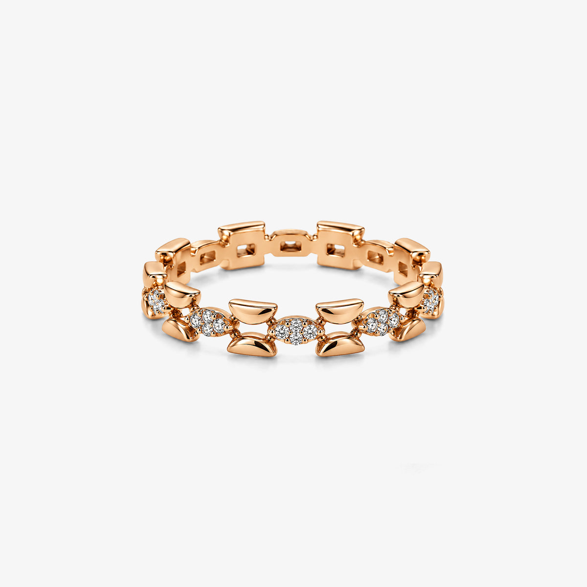 Inel din aur 18K cu diamante 0,05 ct