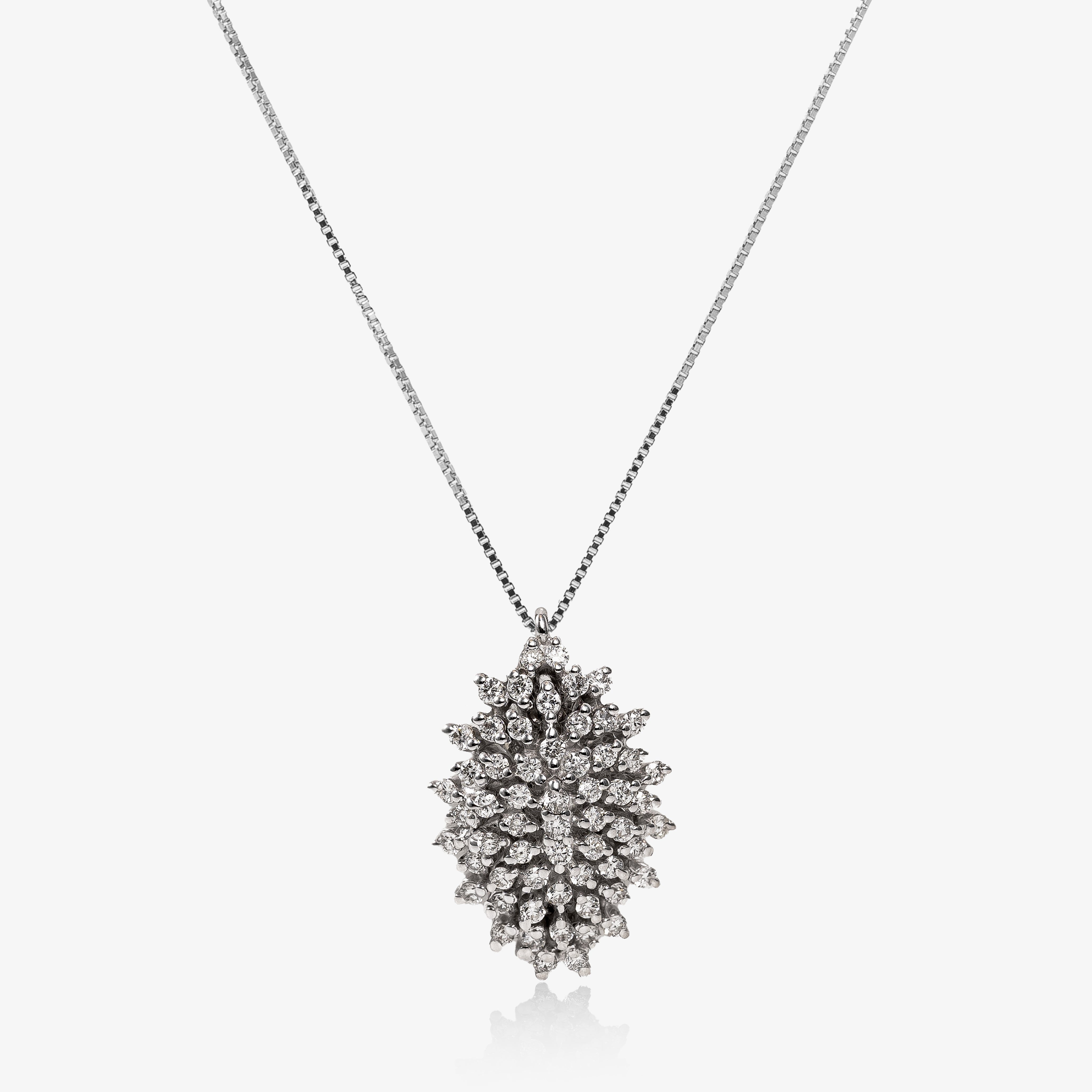 Colier aur 18k cu diamante 0.49 ct
