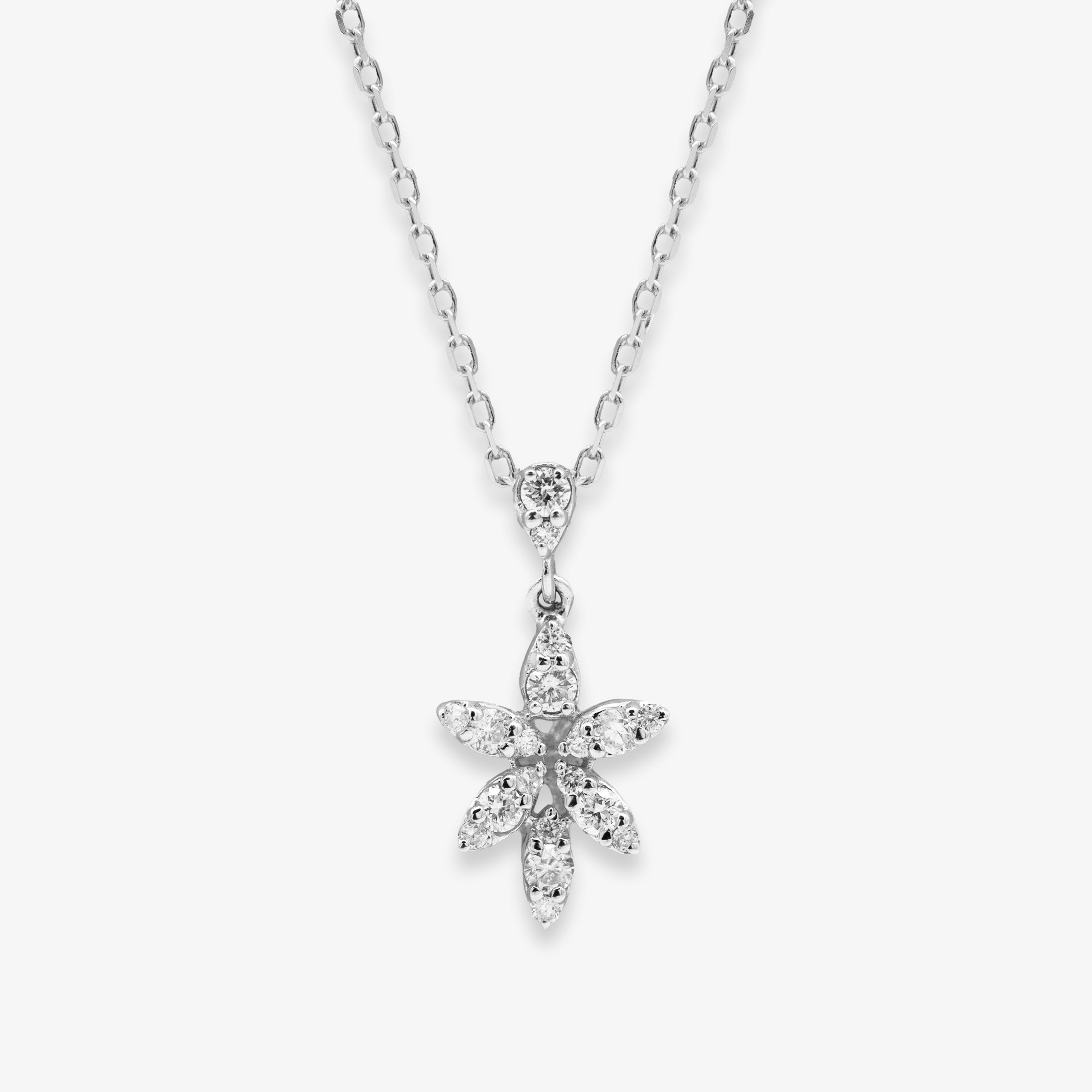 Colier aur 18k cu diamante 0.17 ct