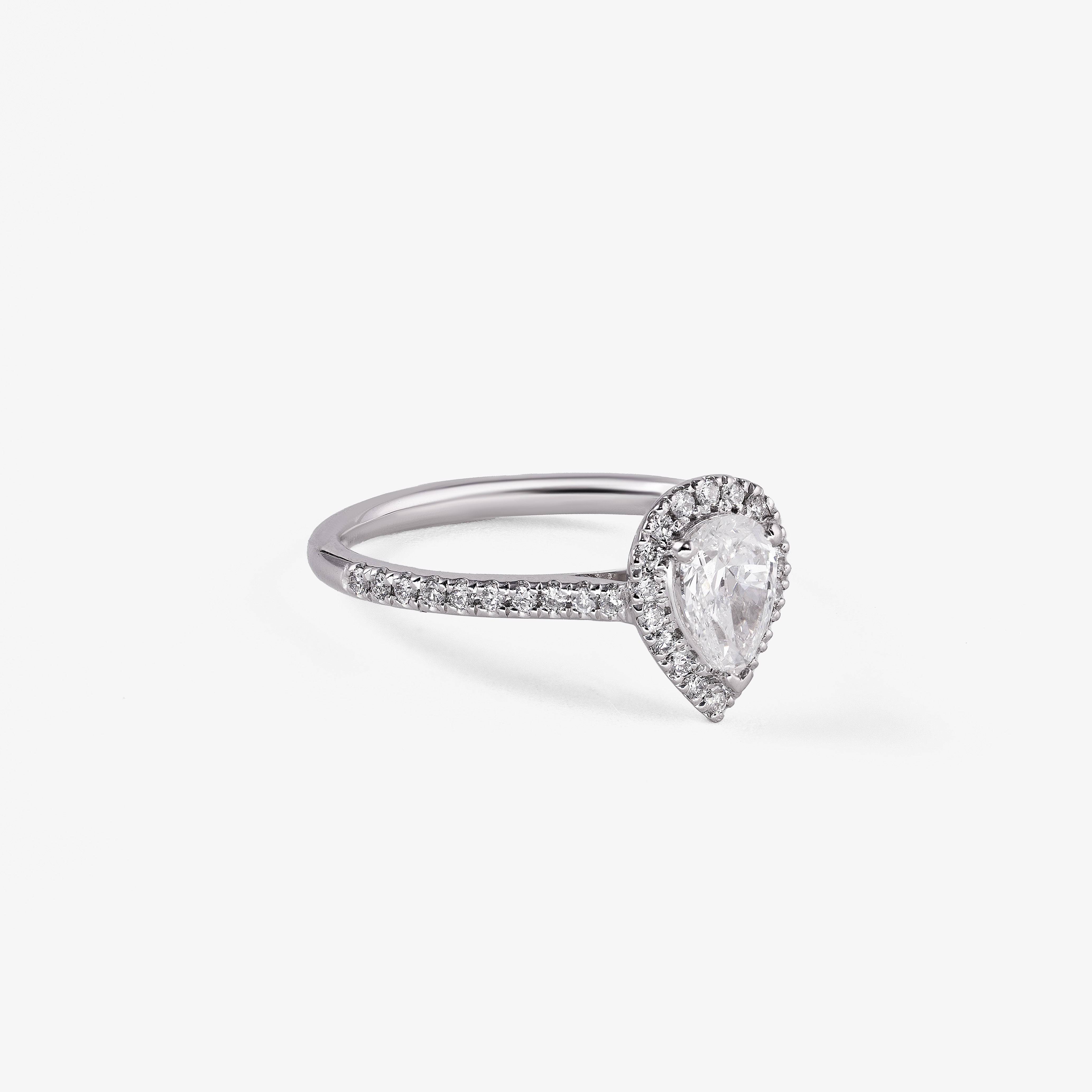 Inel de logodna din platina cu diamant 0.60 ct- Certificat GIA