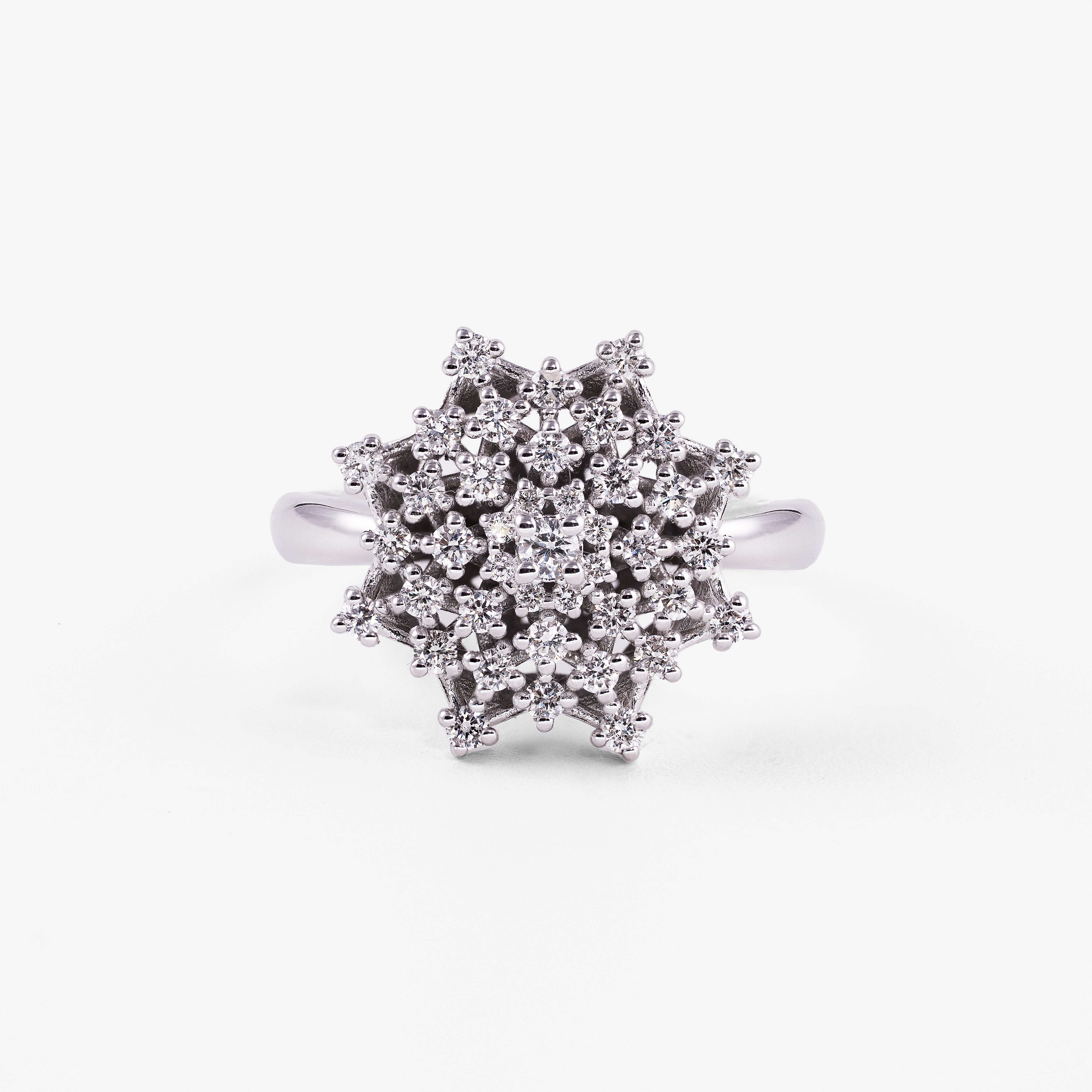 Inel aur 18k cu diamante 0.71 ct