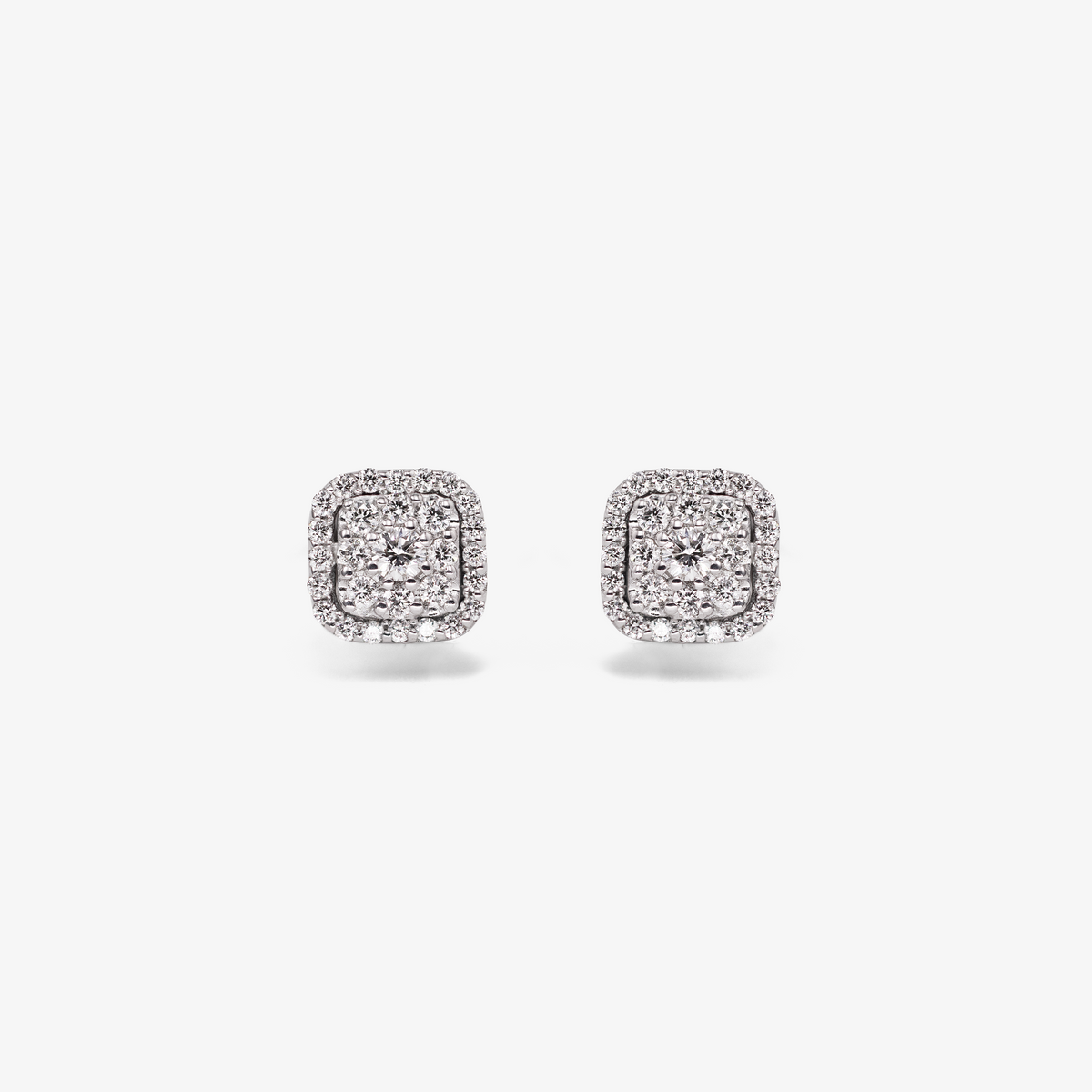 Cercei aur 18k cu diamante 0.64 ct