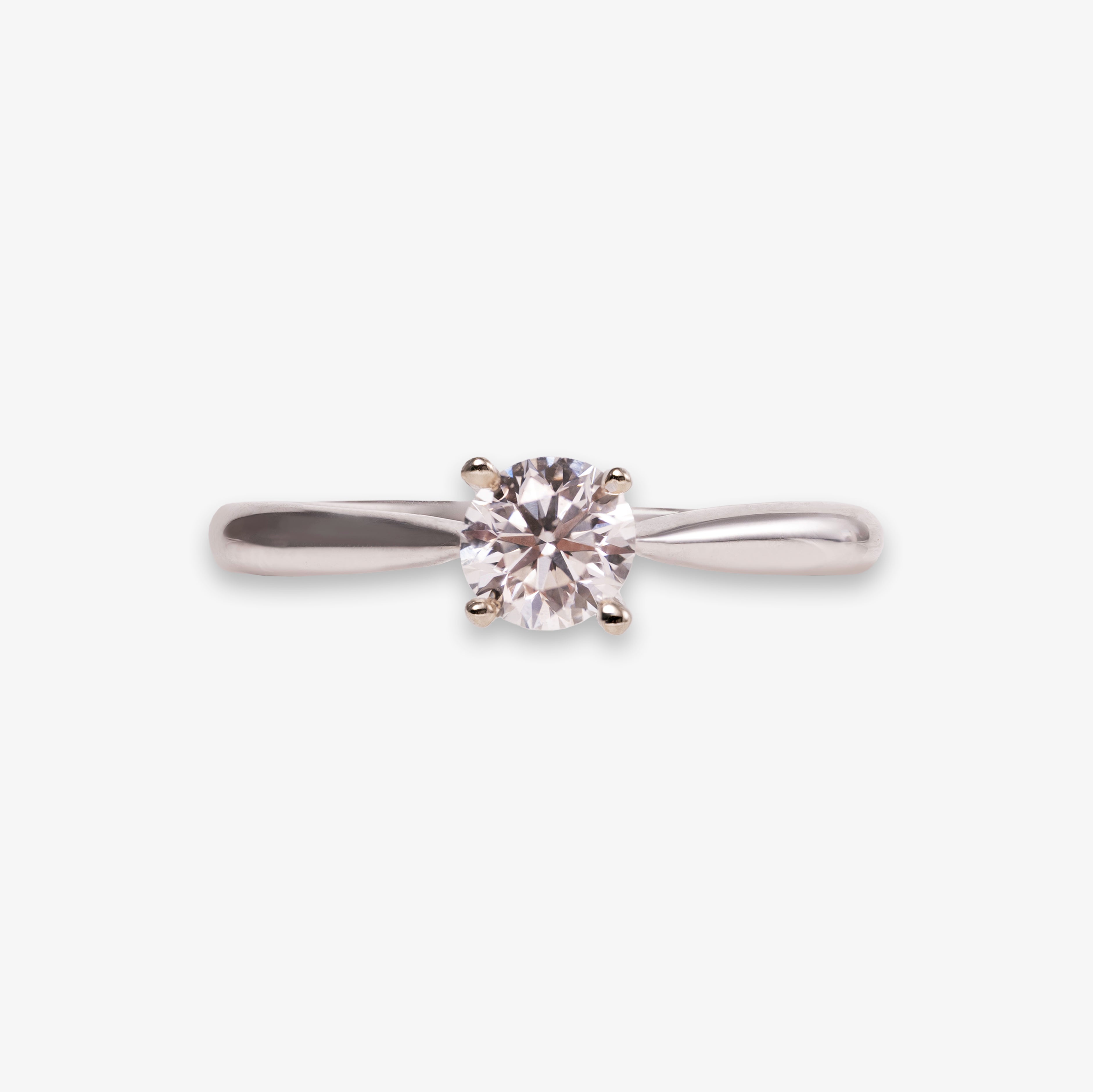 Inel de logodna din platina 950 cu diamant 0.50 ct- Certificat GIA