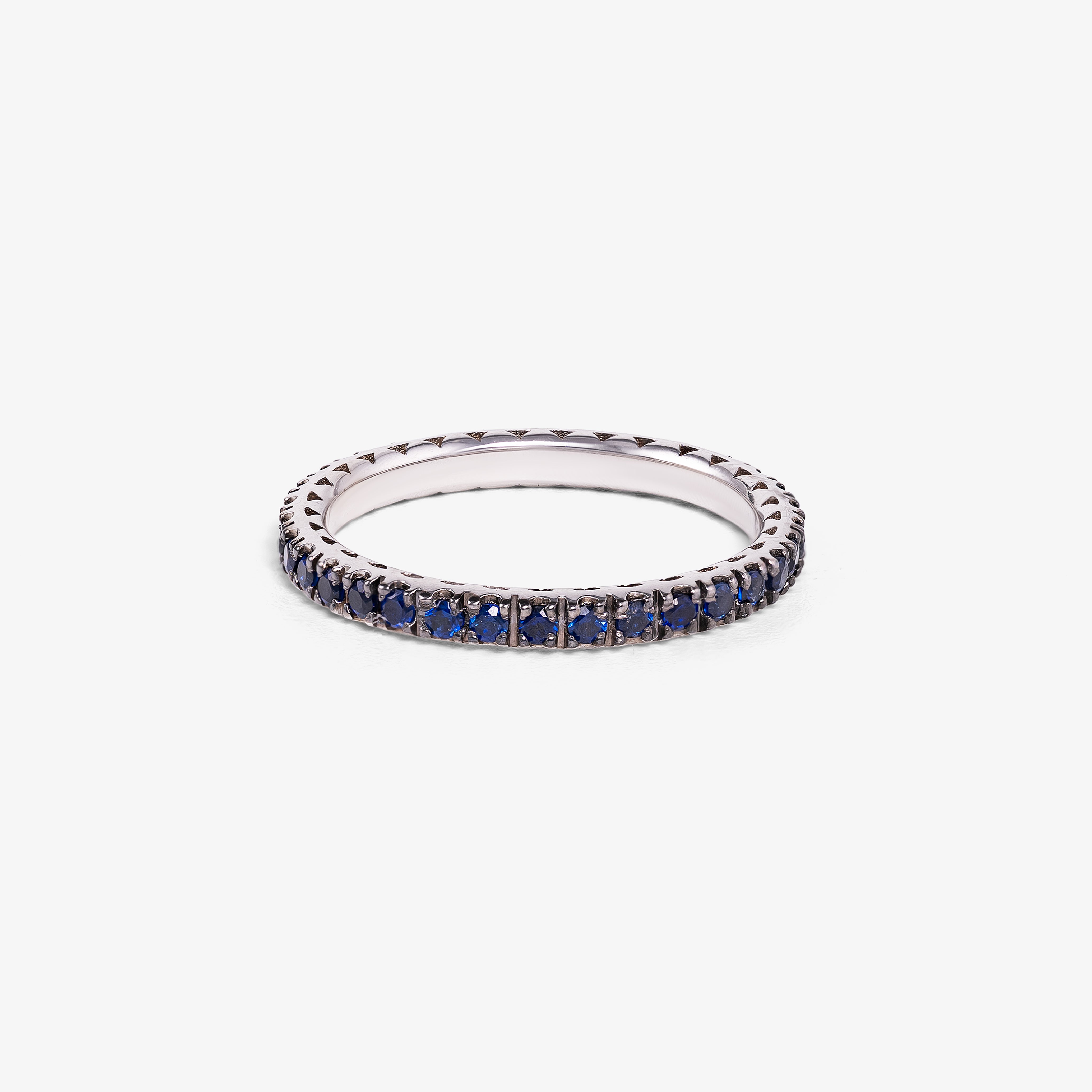 Inel eternity aur 18k cu safire 0.70ct
