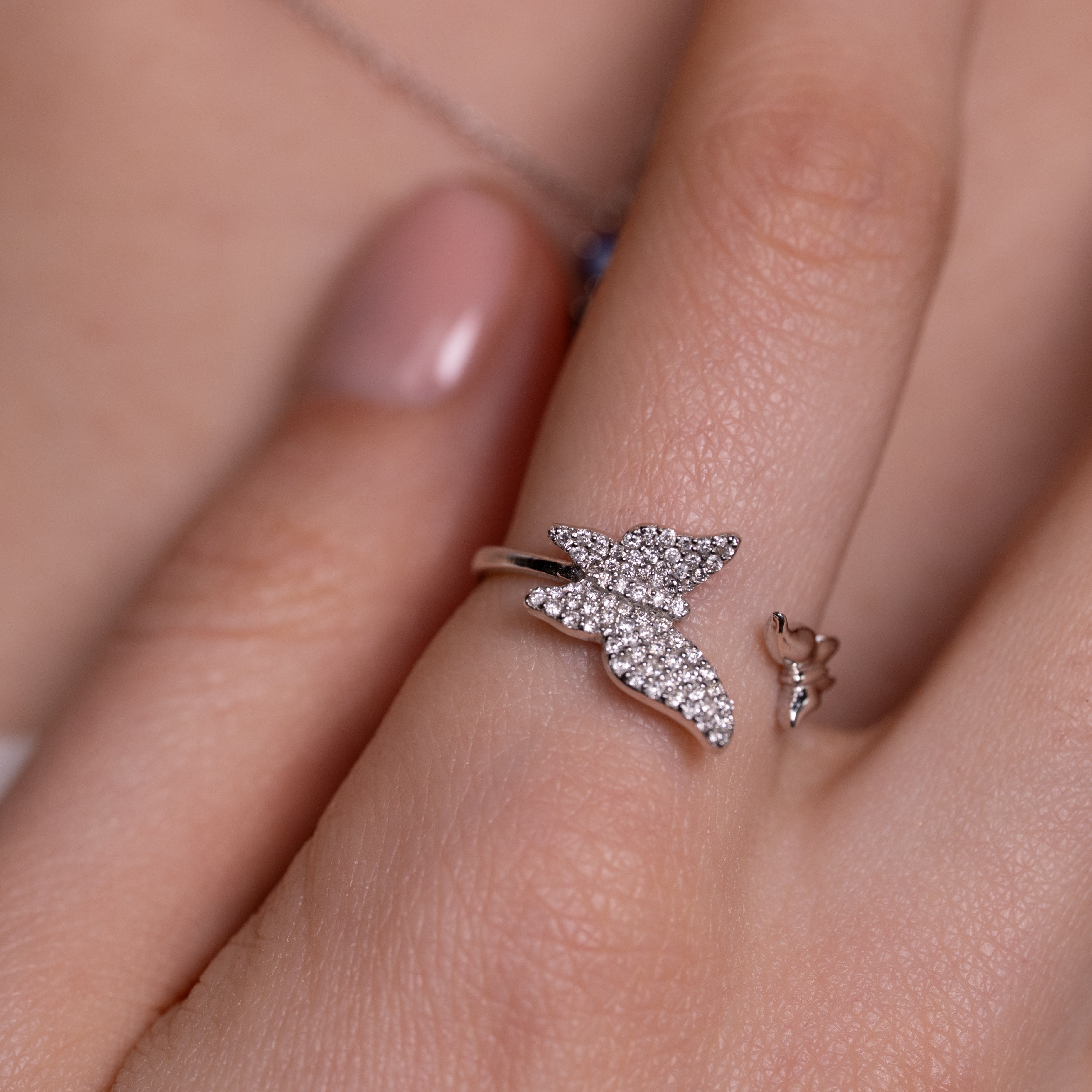 Inel aur 18k cu diamante 0.36 ct