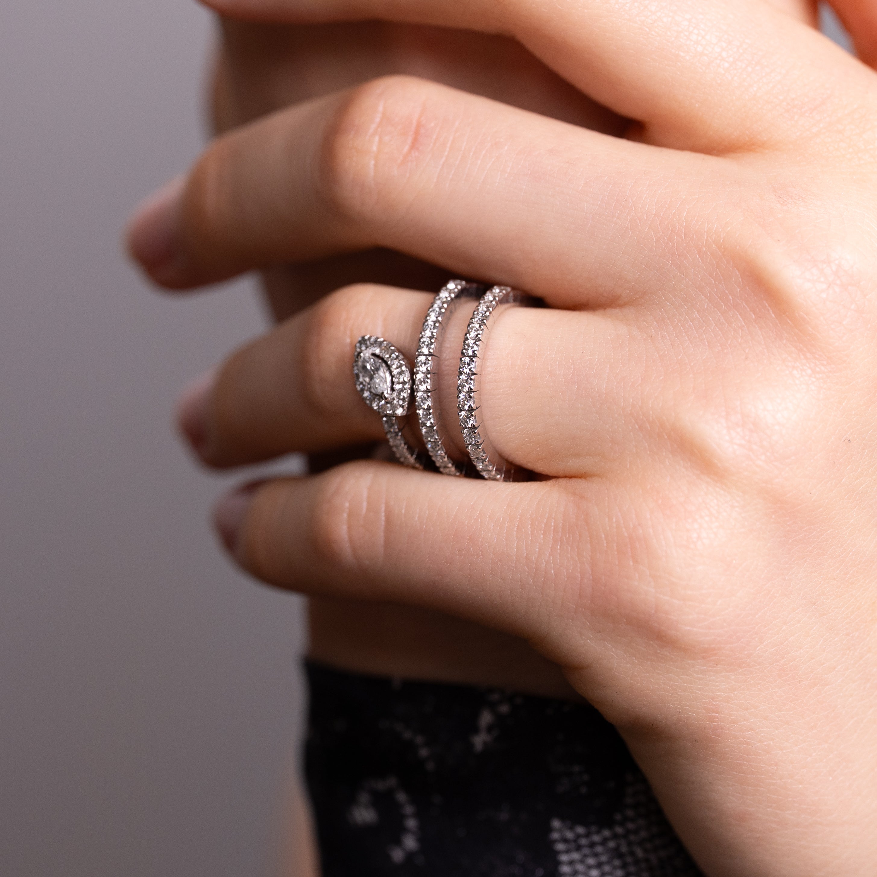 Inel aur 18k cu diamante 1.18 ct