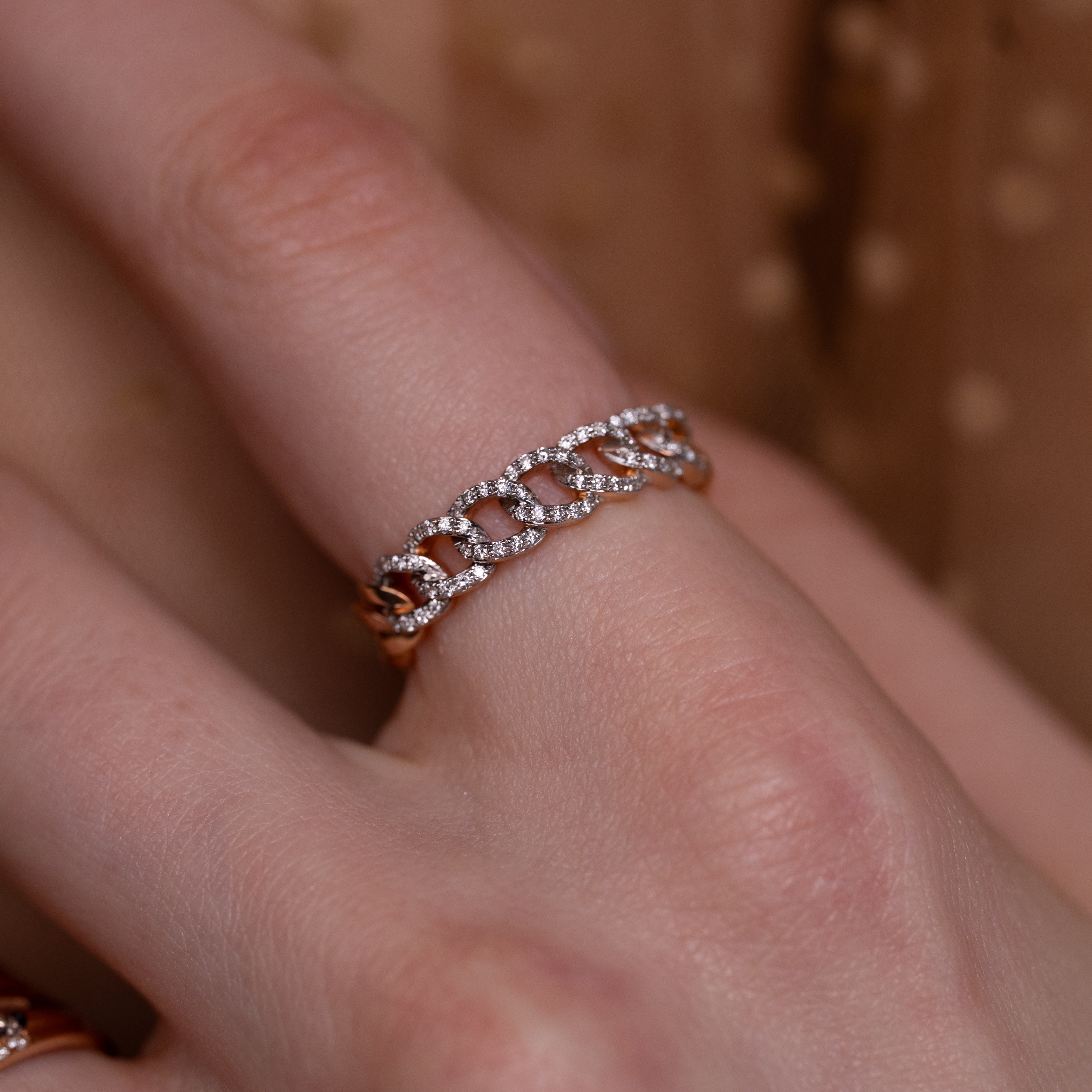 Inel aur 18k cu diamante 0.17 ct