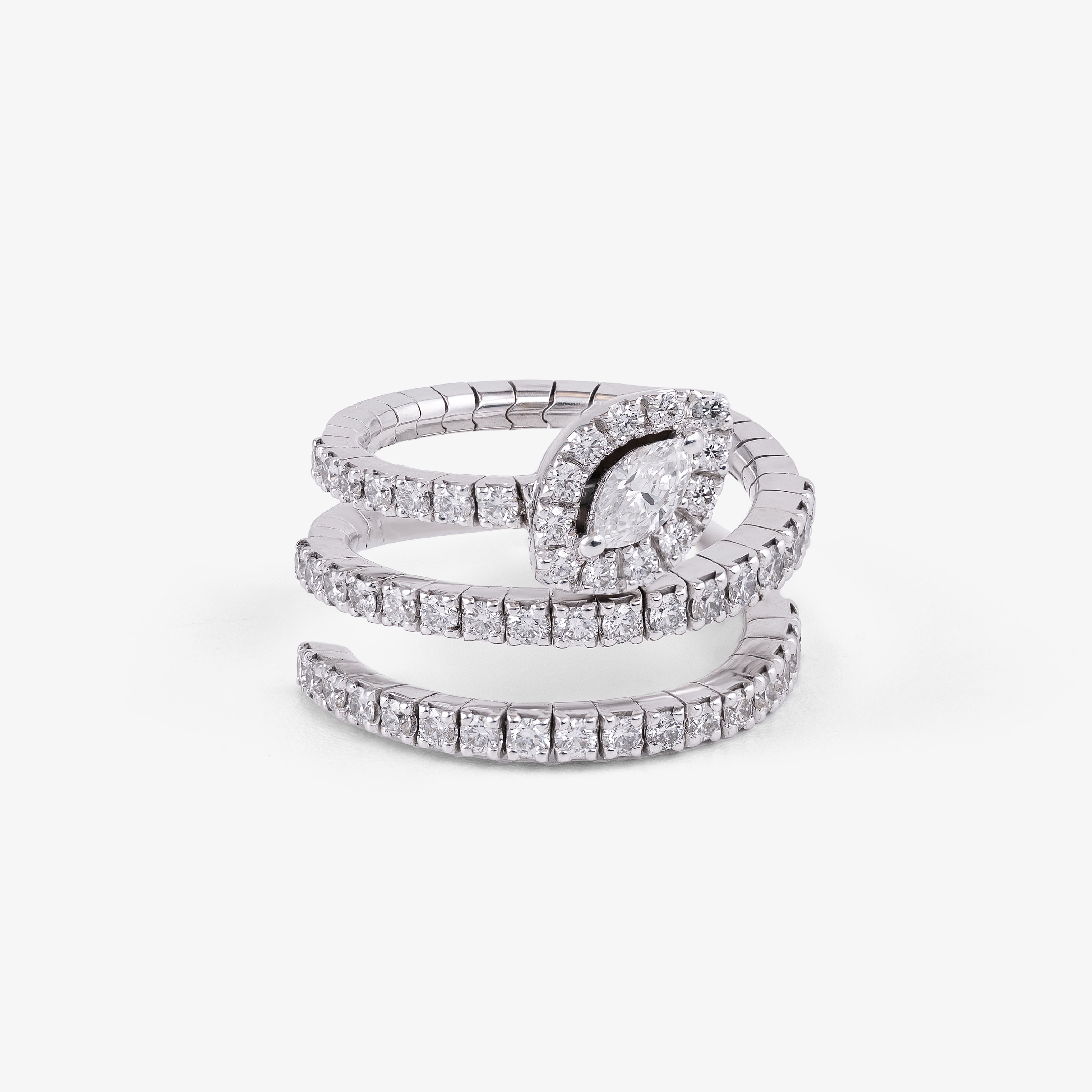 Inel aur 18k cu diamante 1.18 ct