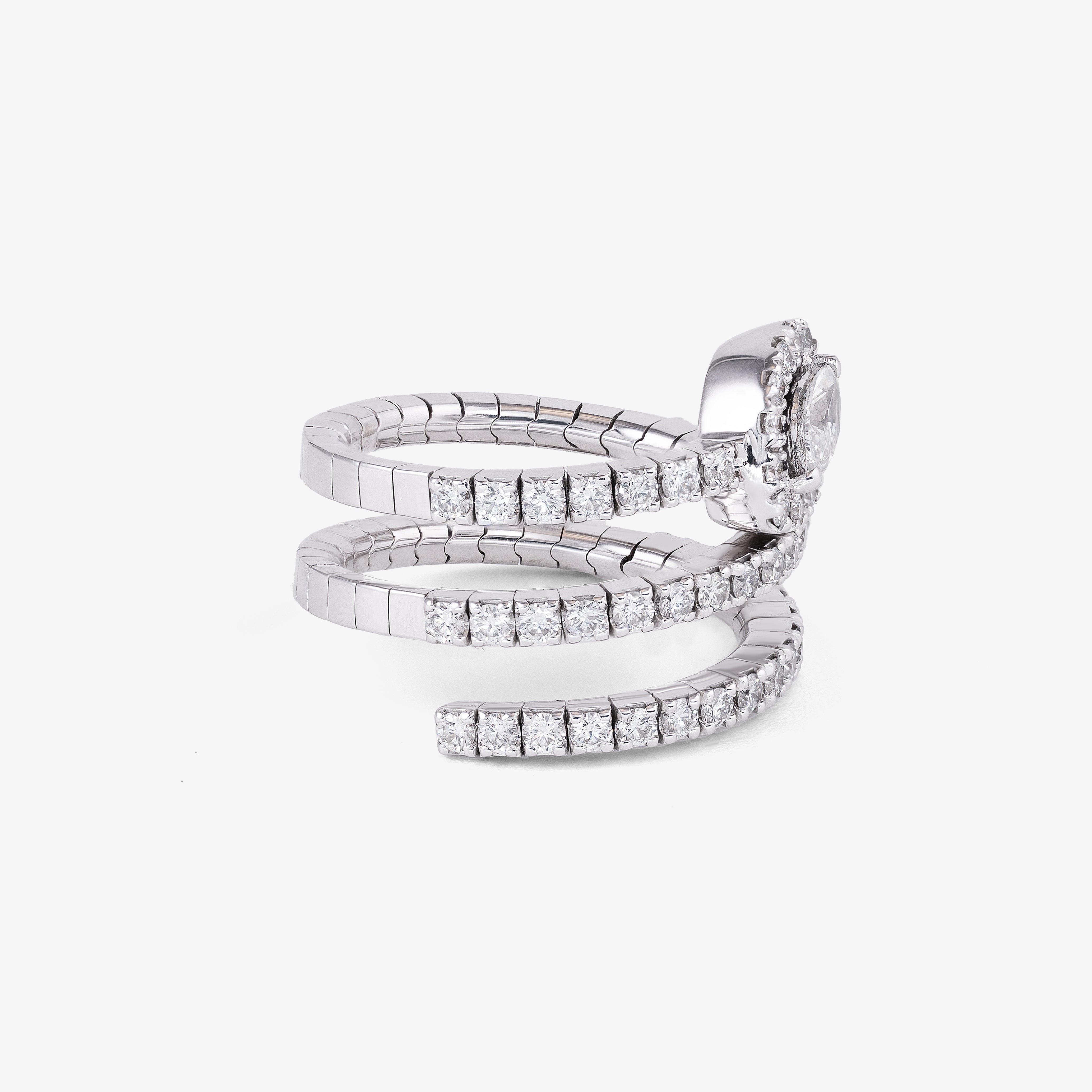 Inel aur 18k cu diamante 1.18 ct