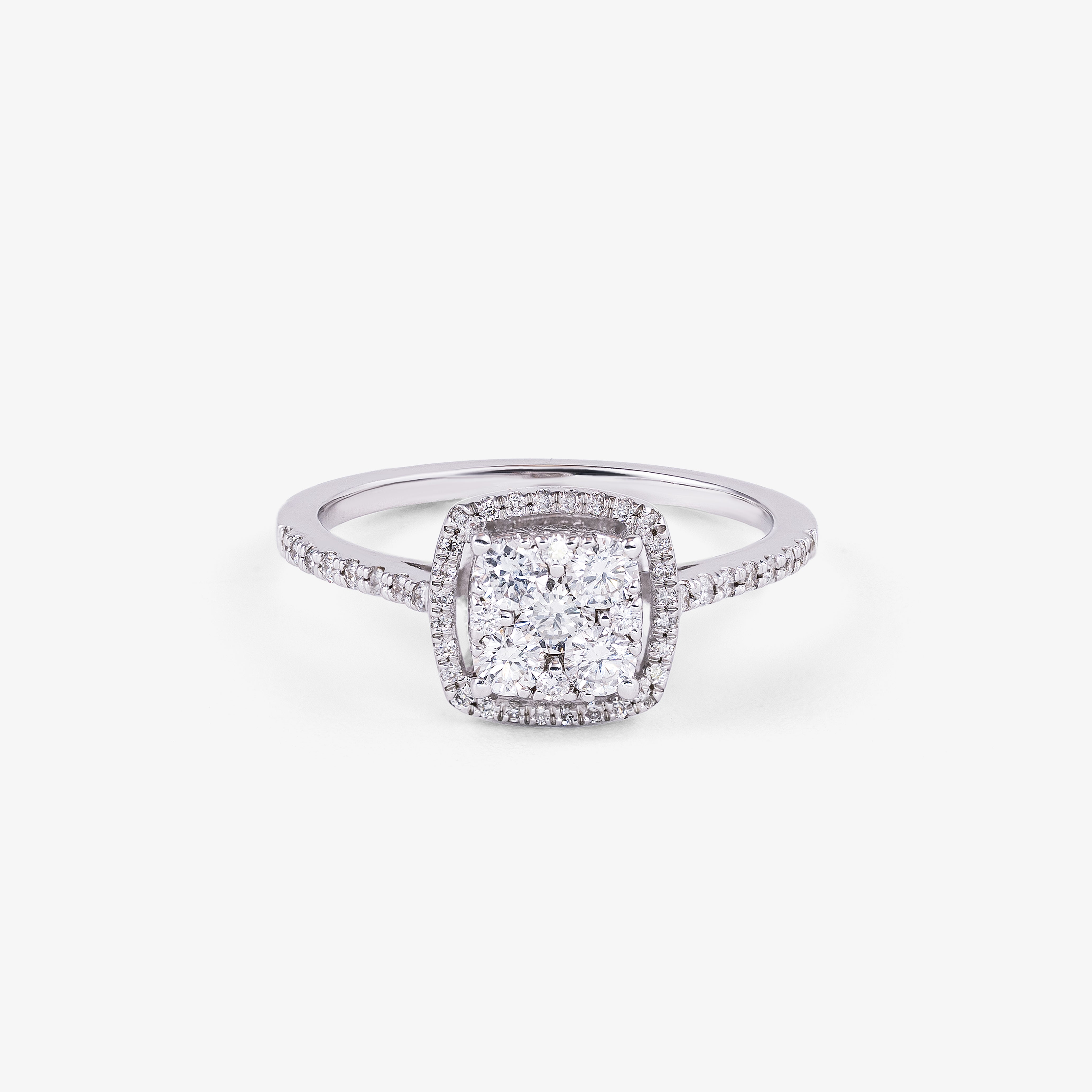 Inel aur 18k cu diamante 0.25 ct