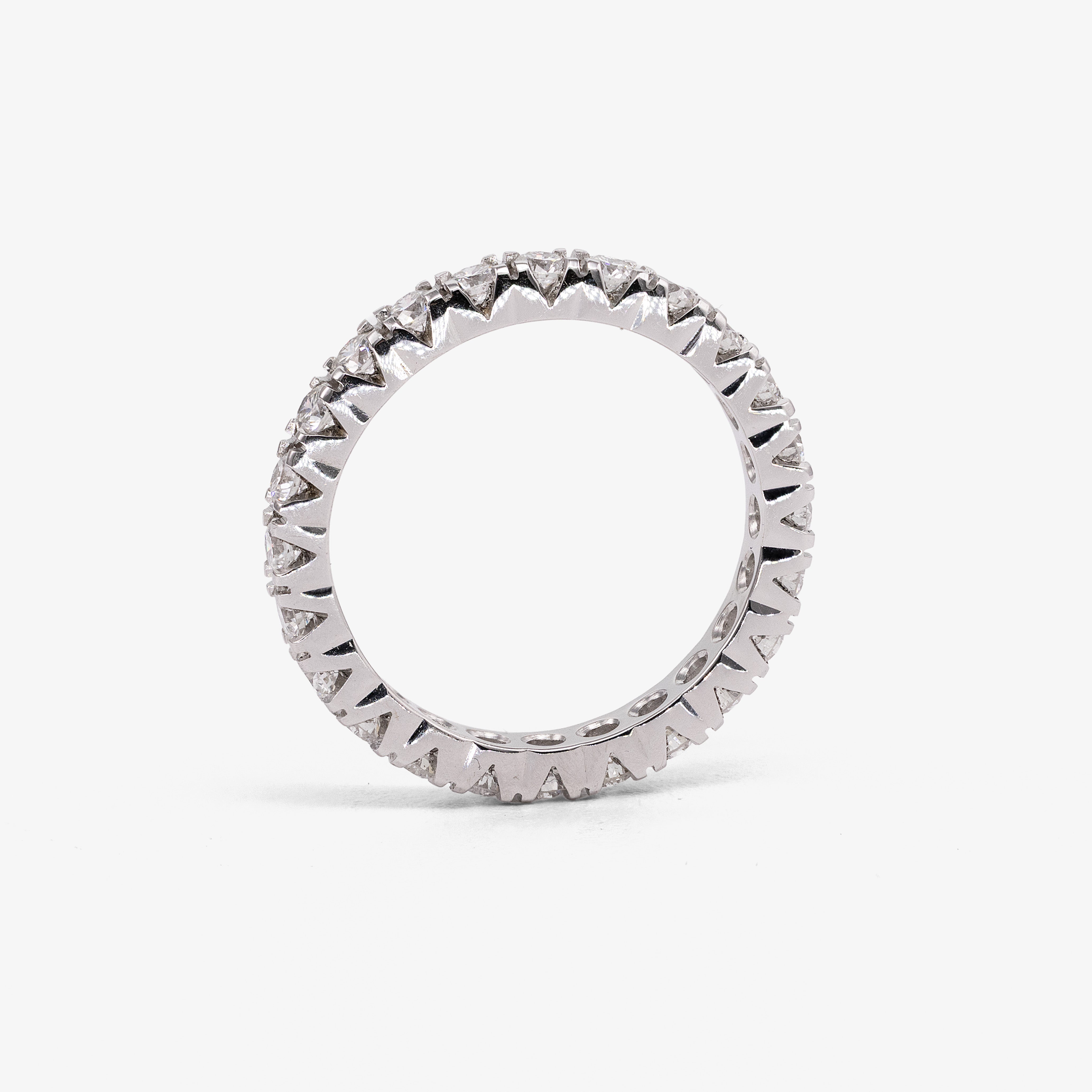 Inel eternity aur 18k cu diamante 0.51 ct