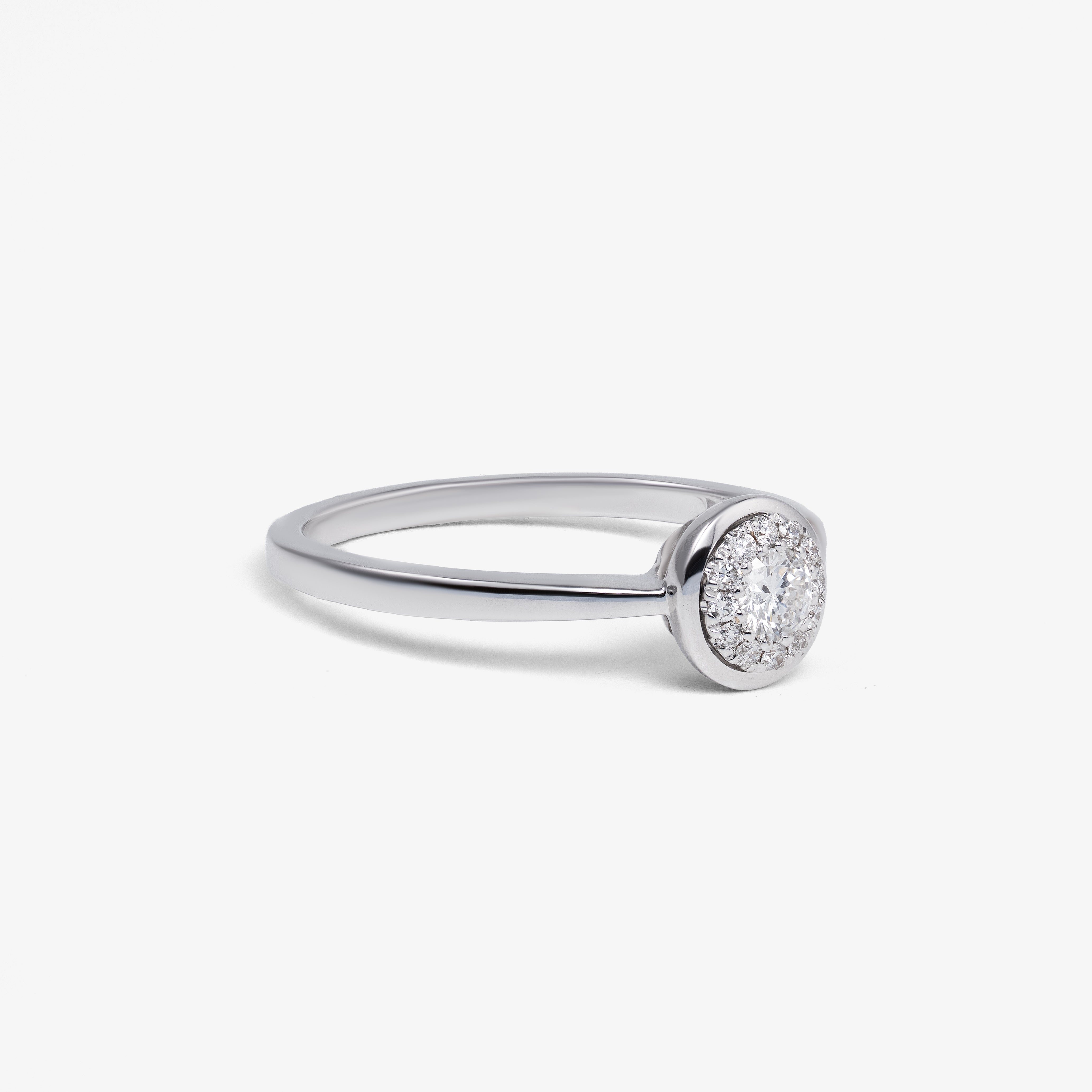 Inel aur 18k cu diamante 0.13ct
