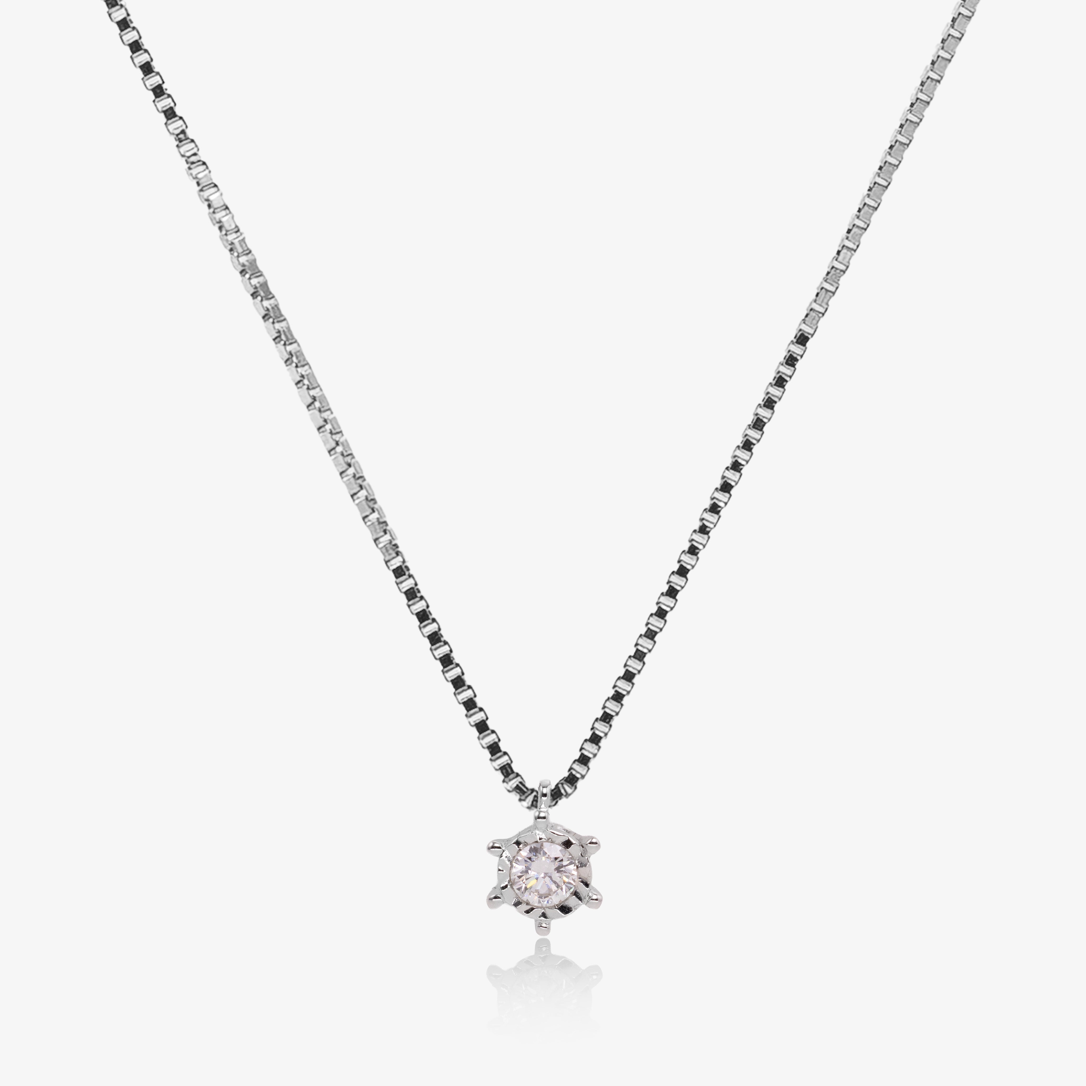 Colier Star aur 18k cu diamant