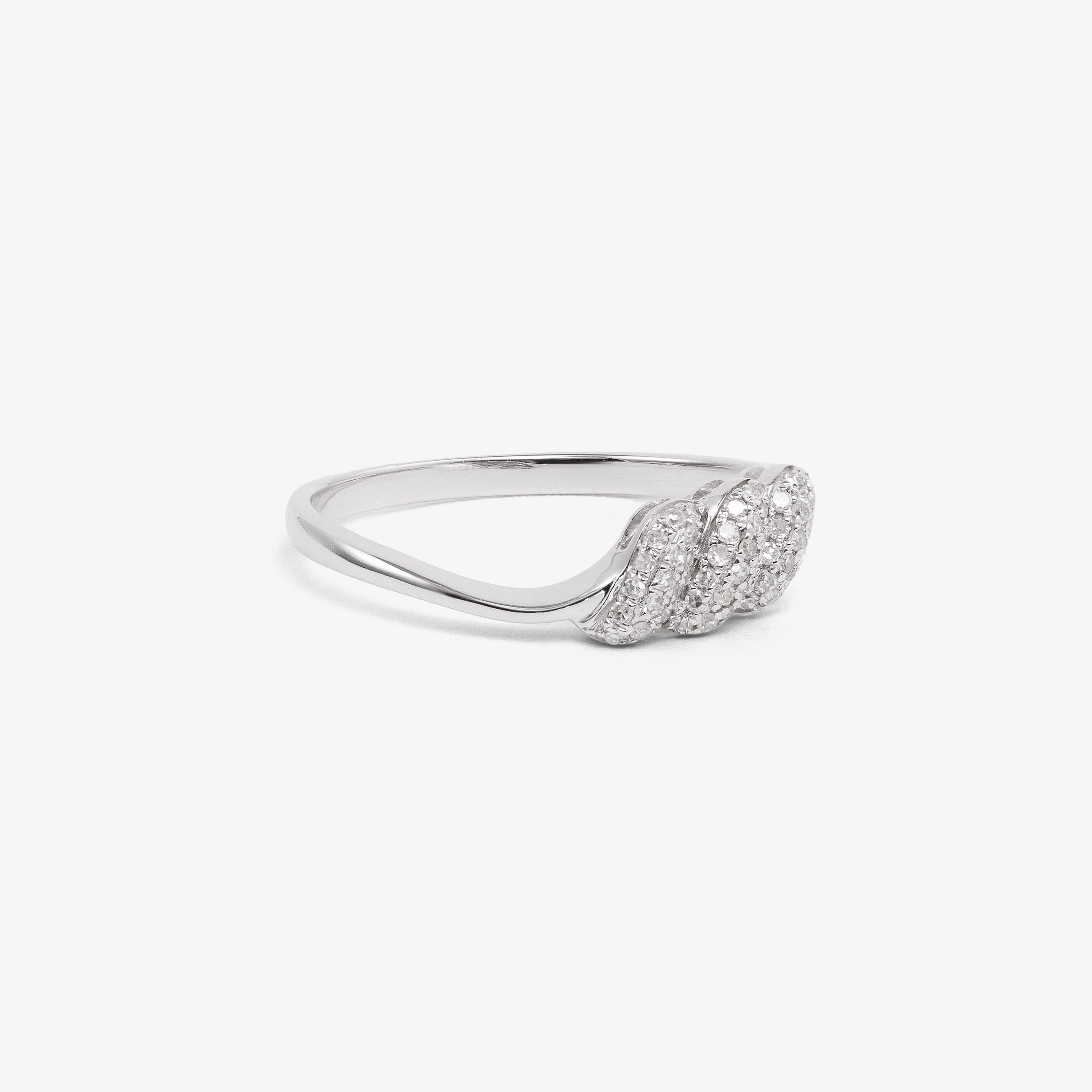 Inel aur 18k cu diamante 0.15ct
