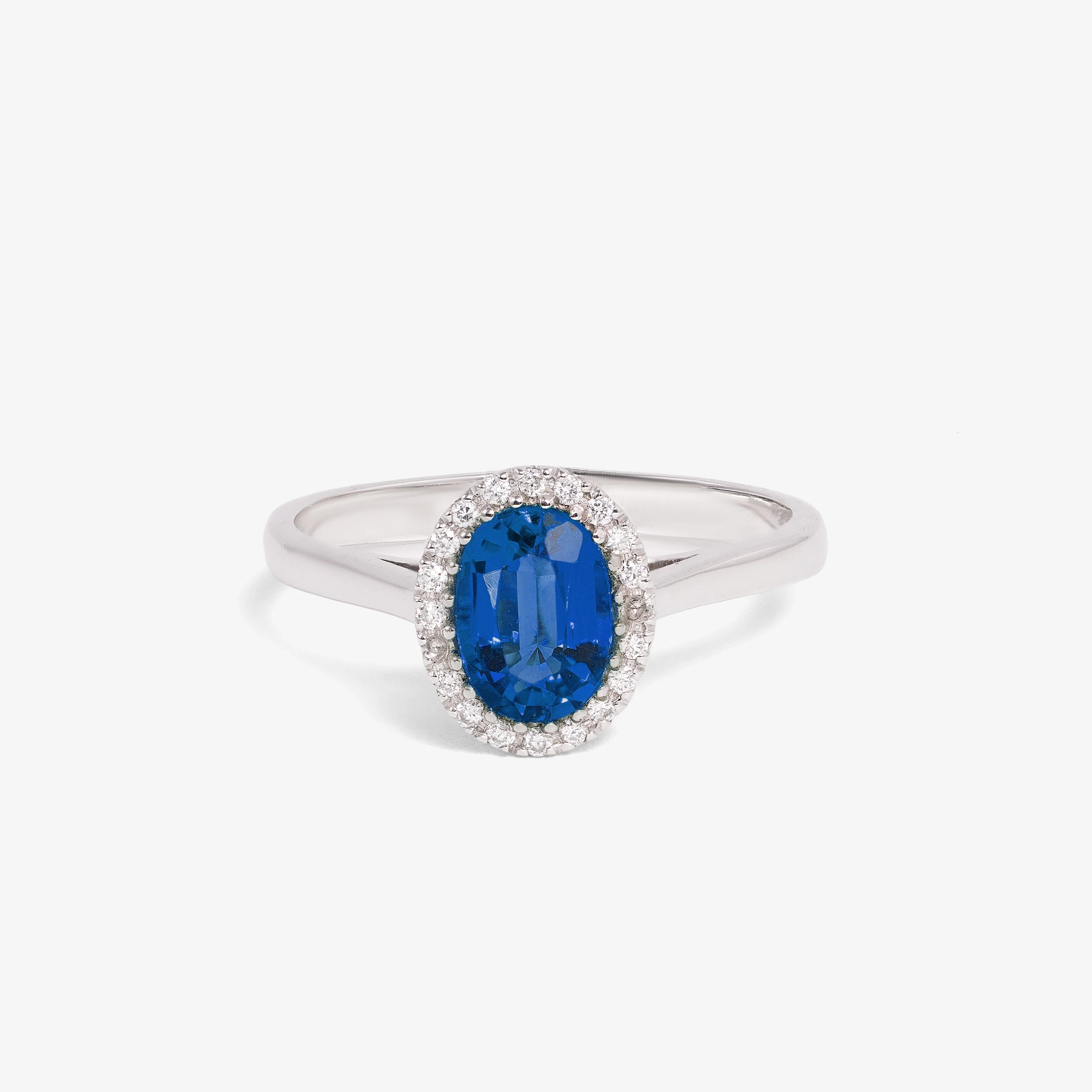 Ring with Sapphires and Diamonds