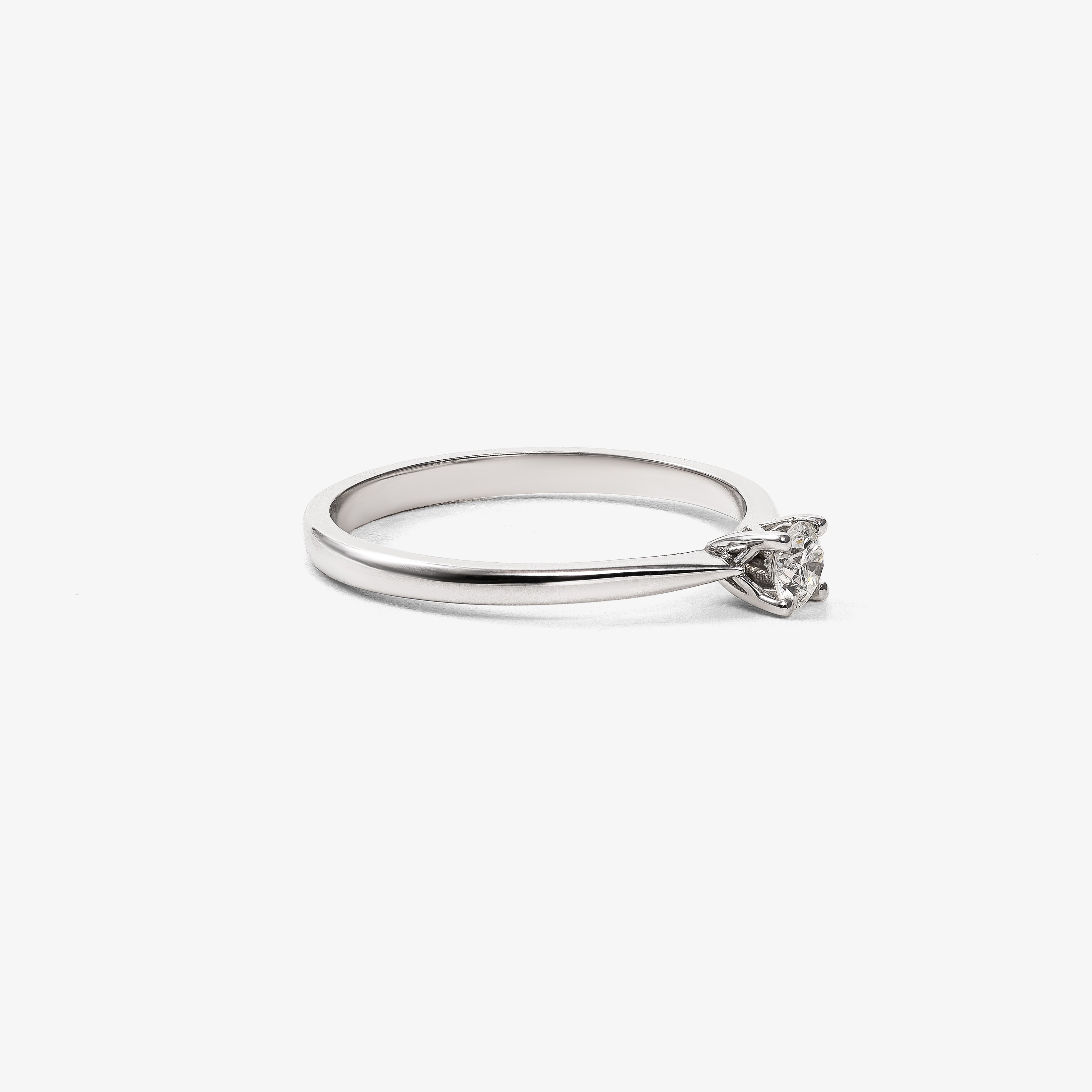 Inel de logodna din aur 18k cu diamant 0.18 ct