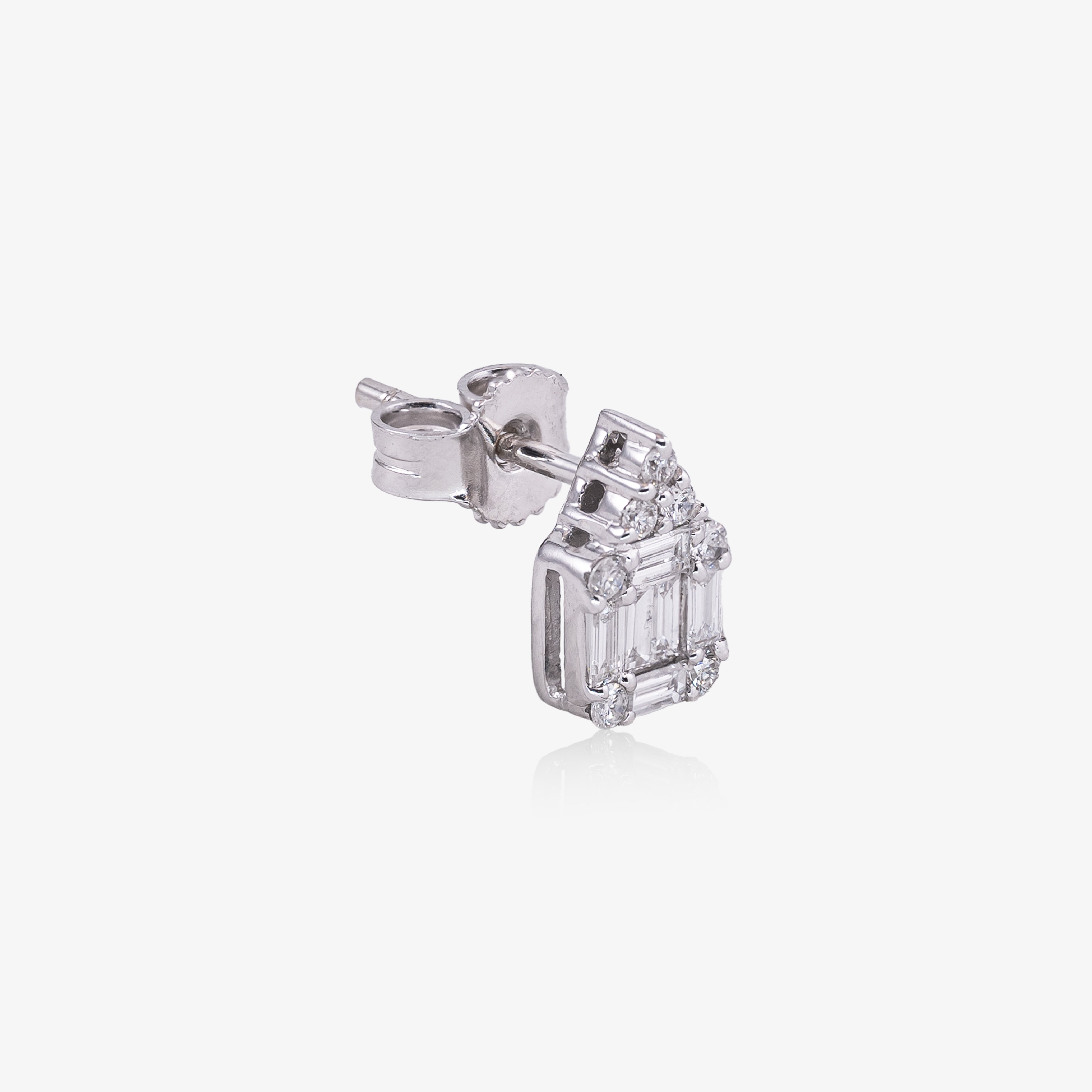 Cercei aur 18k cu diamante 0.27 ct