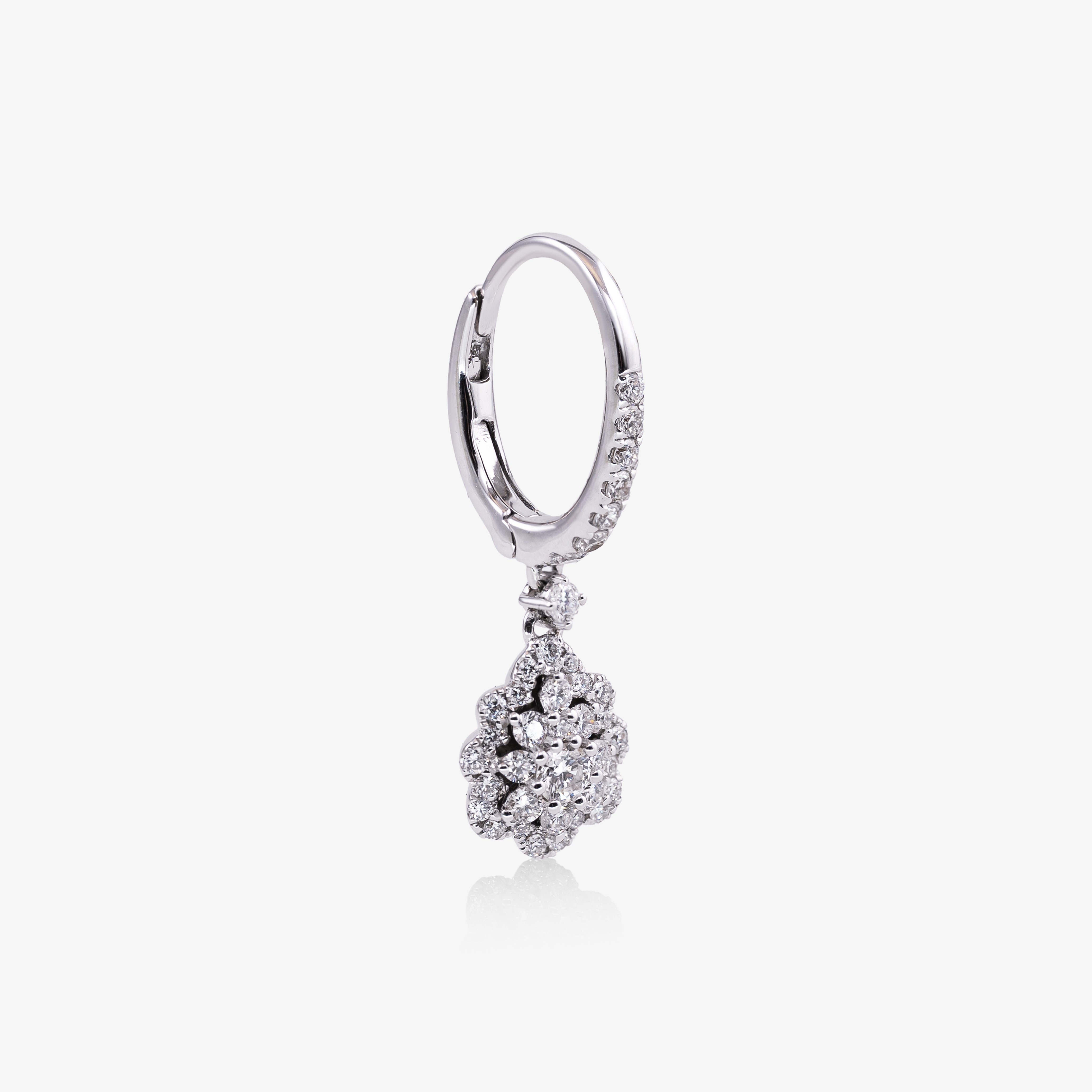 Cercei aur 18k cu diamante 0.79 ct