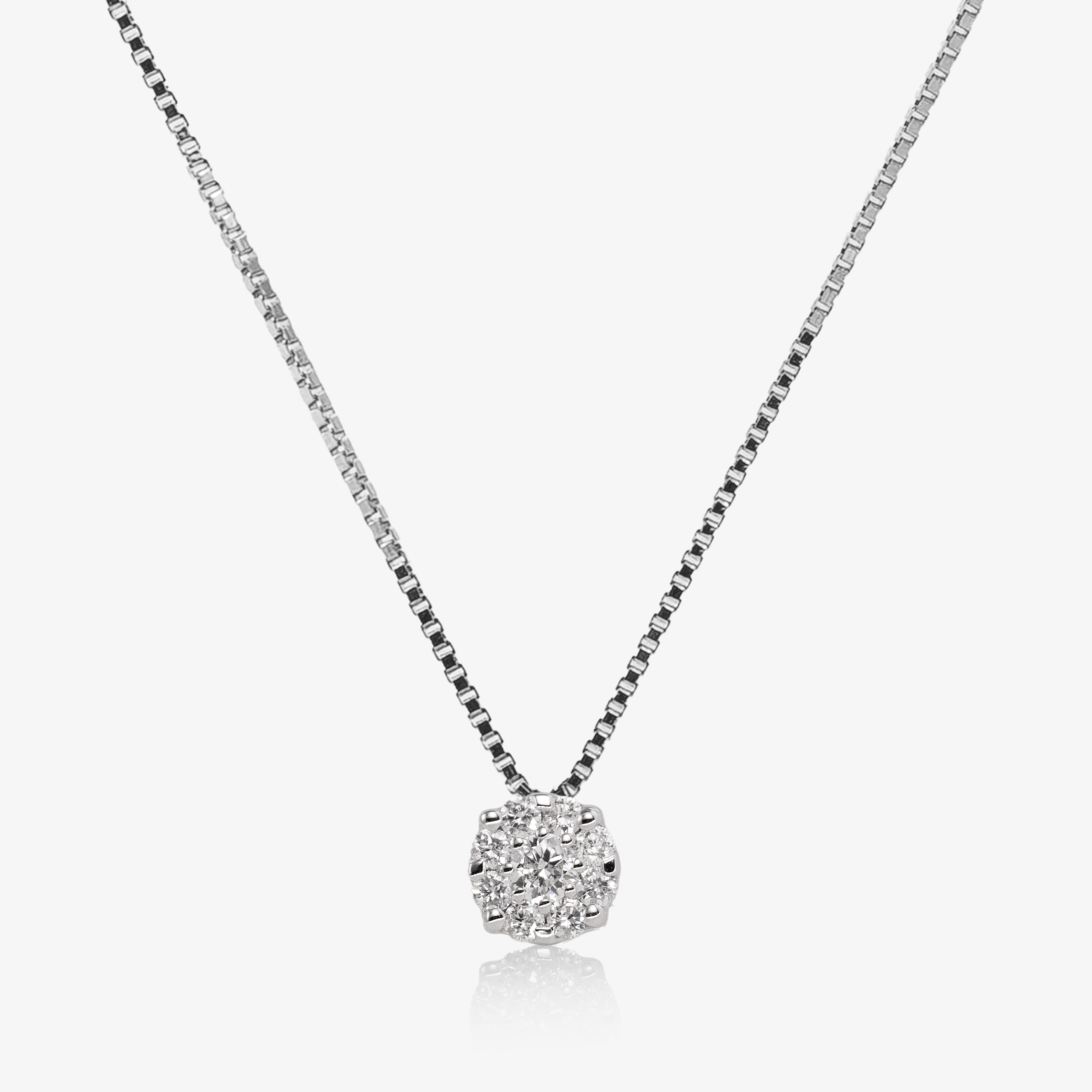 Pandant aur 18k cu  diamante 0.20 ct