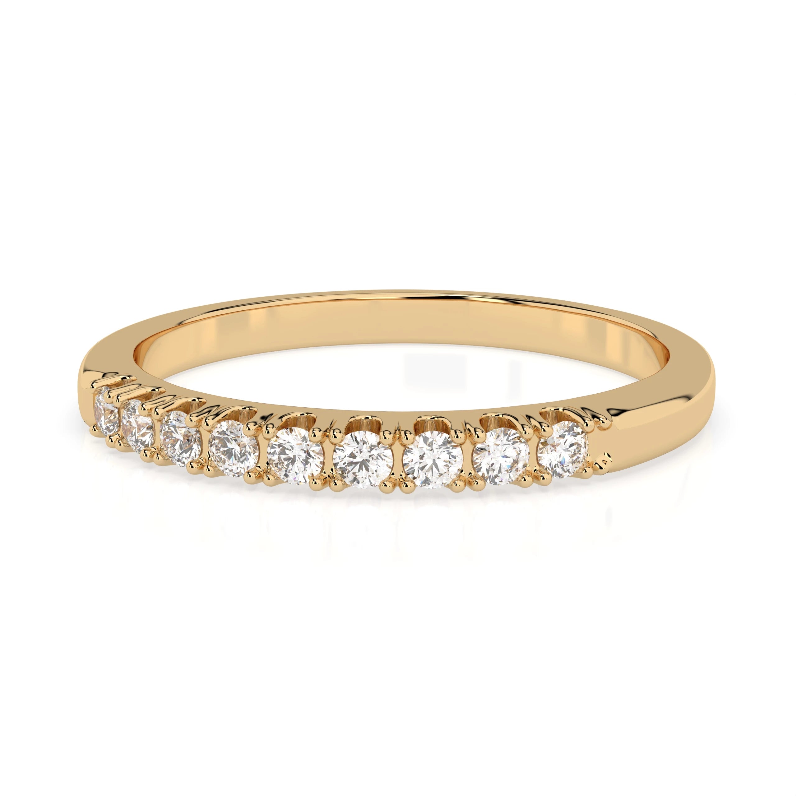 Inel din Aur cu Diamante Rotunde Briliant 0.18 CT