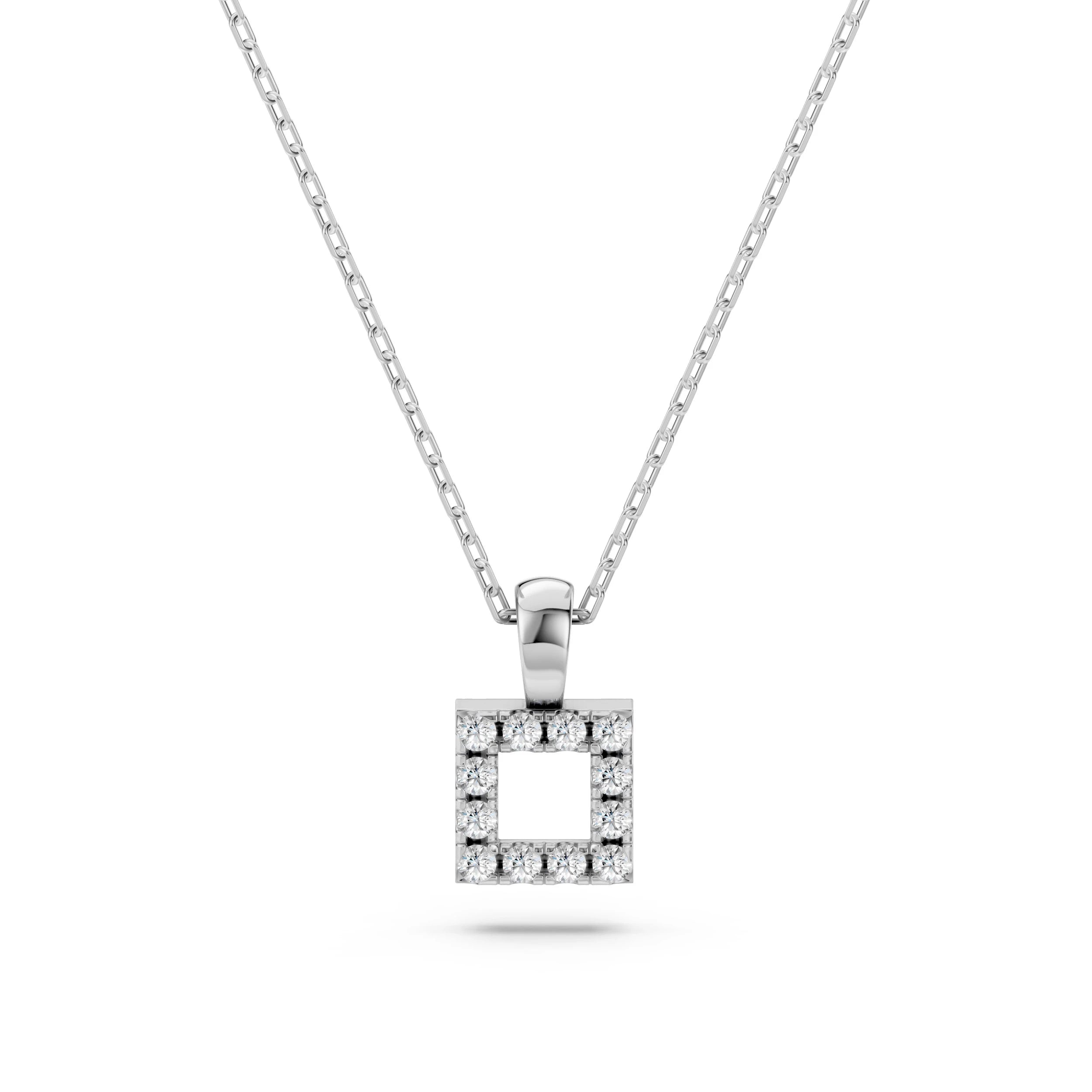 Colier din Aur cu Diamante Rotunde Briliant 0.06 CT