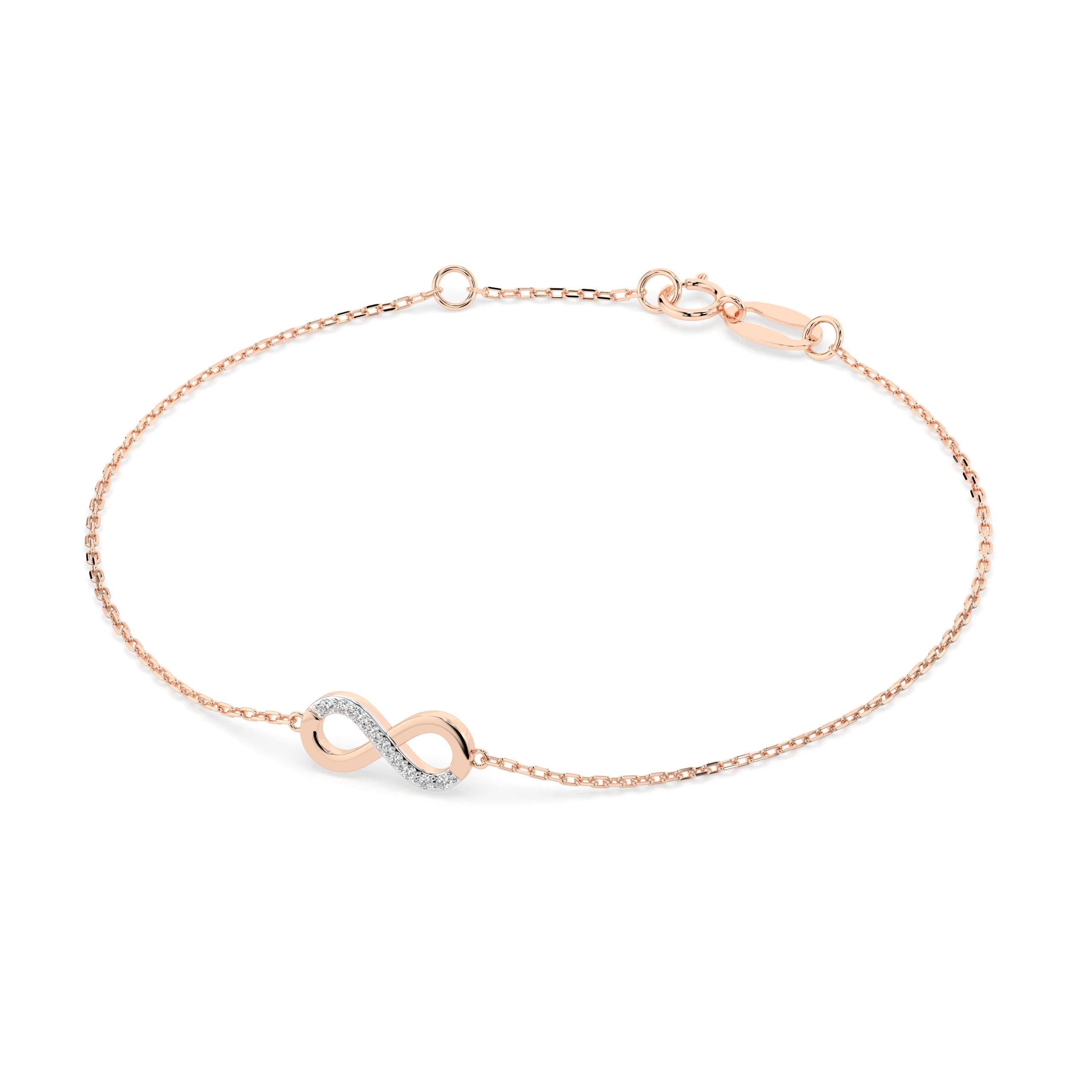 Brățară din Aur cu Diamante Rotunde Briliant 0.05 CT