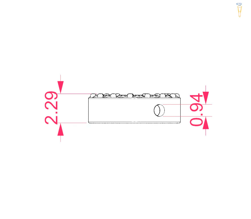 Colier din Aur cu Diamante Rotunde Briliant 0.09 CT