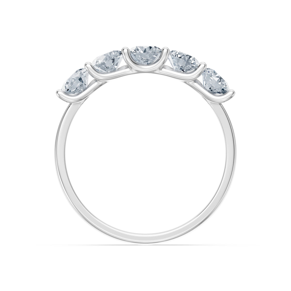 Inel din Aur cu Diamante, Forma Rotund Briliant, 1,25 CT