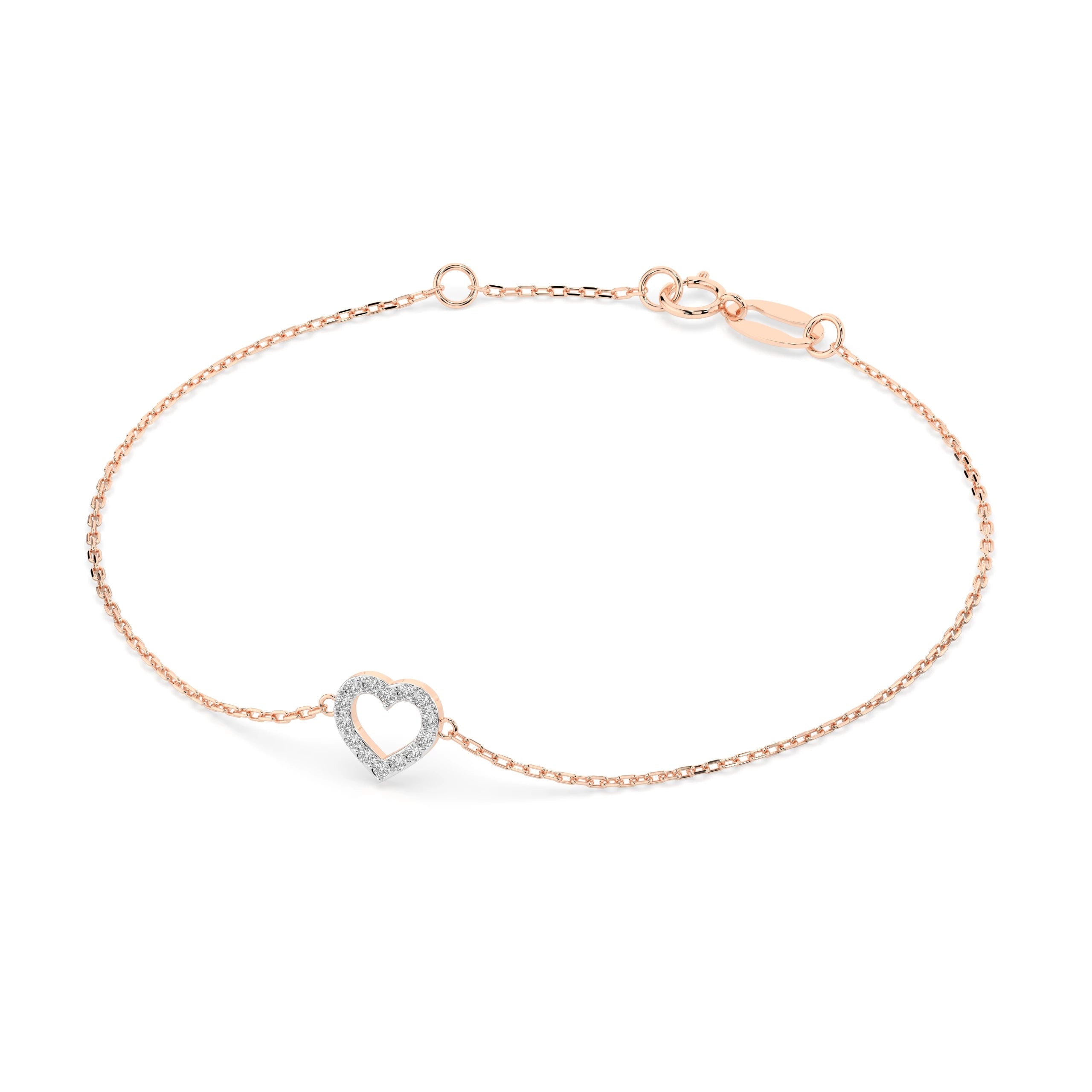 Brățară din Aur cu Diamante Rotunde Briliant 0.07 CT