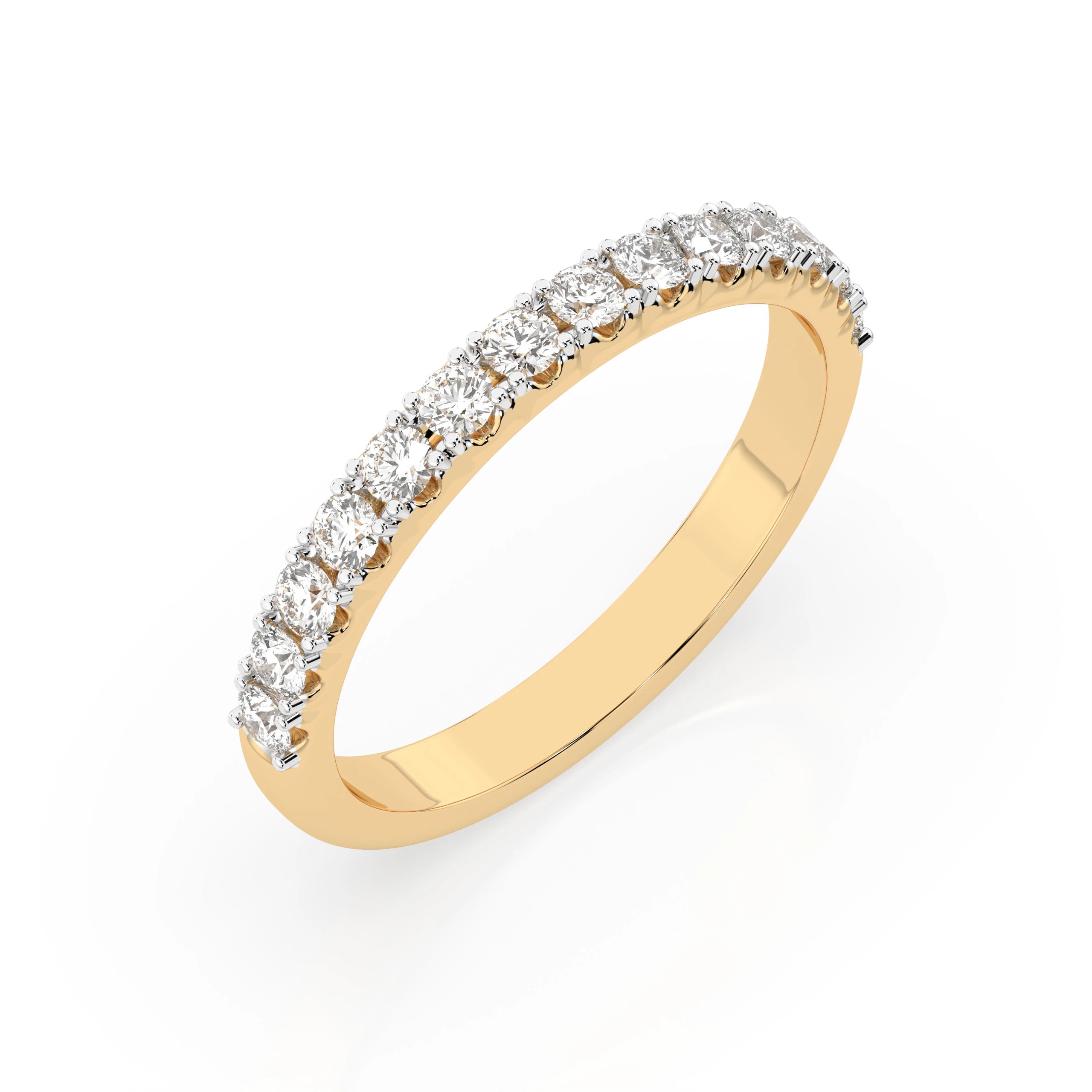 Inel din Aur cu Diamante Rotunde Briliant 0.42 CT