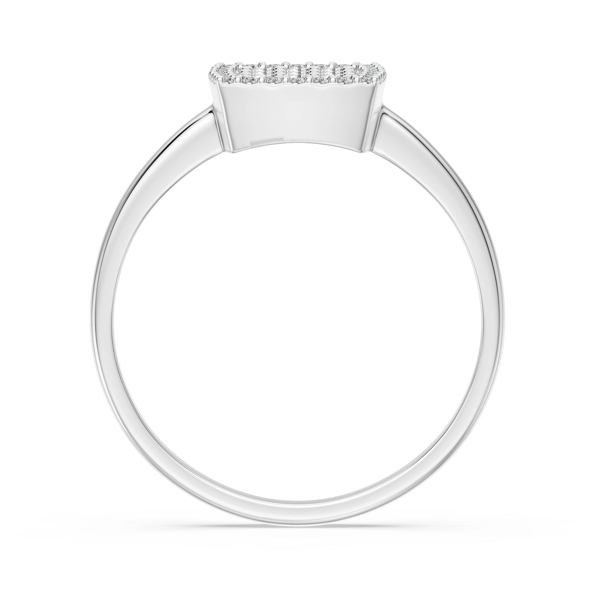 Inel din Aur cu Diamante, Forma Rotund Briliant, 0,26 CT