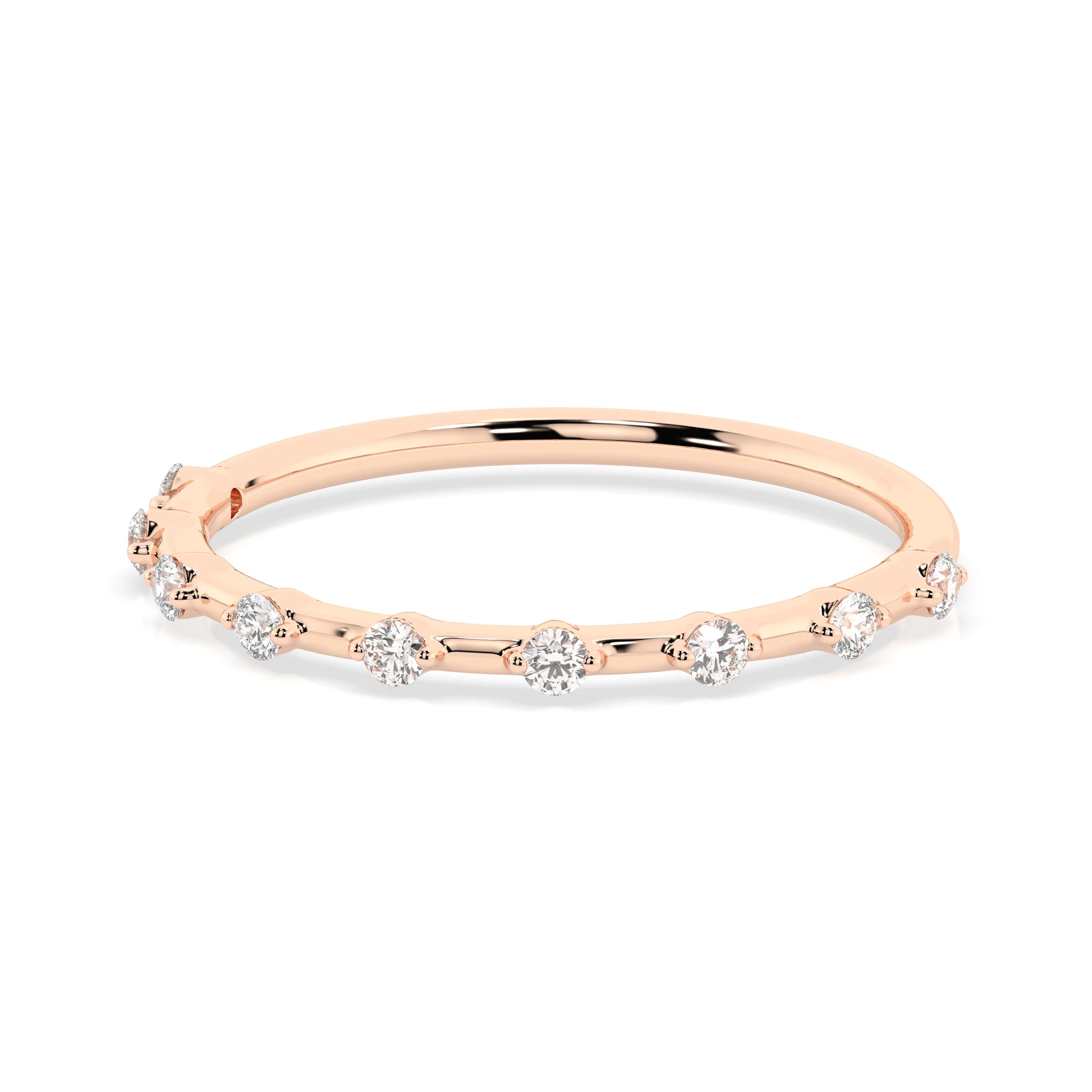 Inel din Aur cu Diamante Rotunde Briliant 0.18 CT