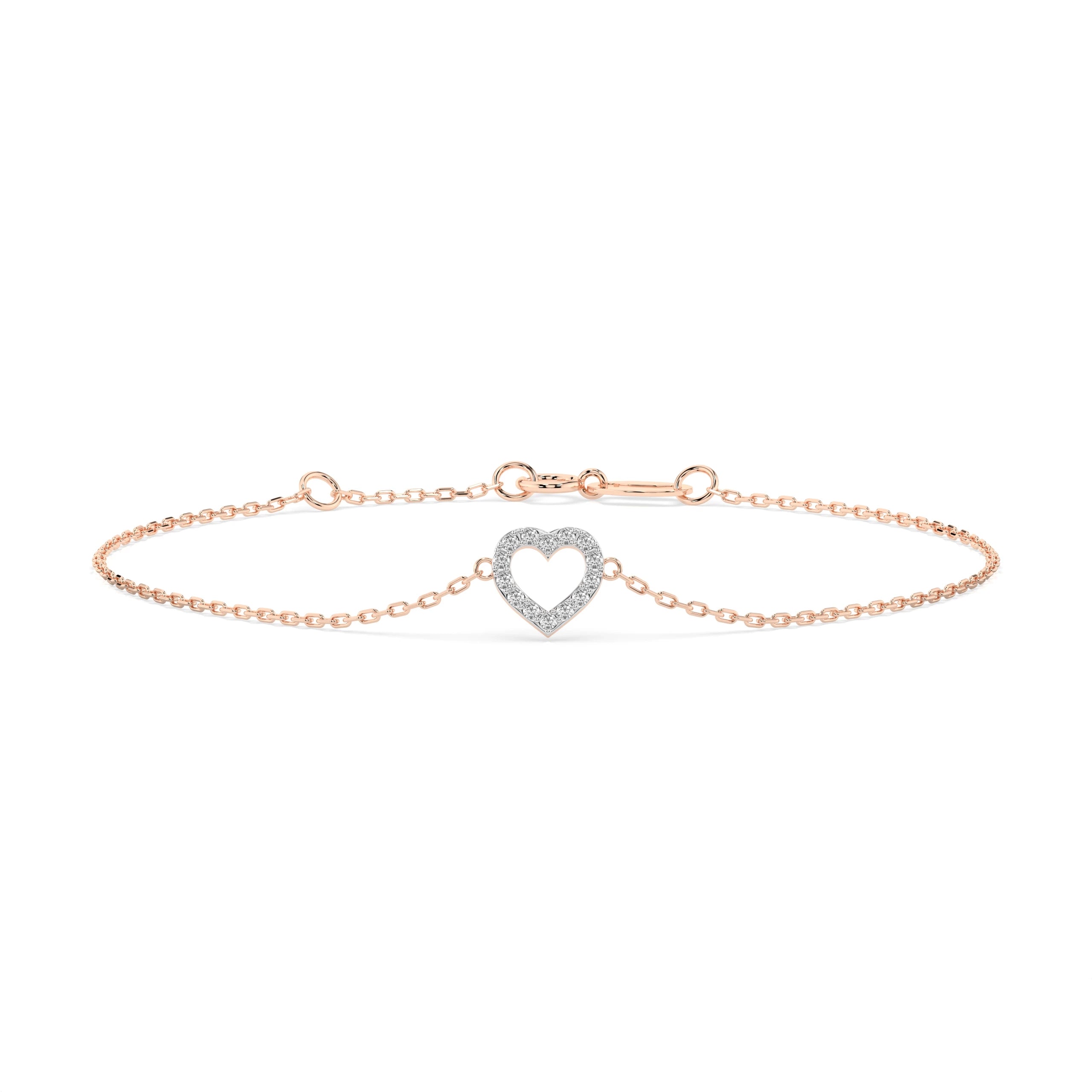 Brățară din Aur cu Diamante Rotunde Briliant 0.07 CT