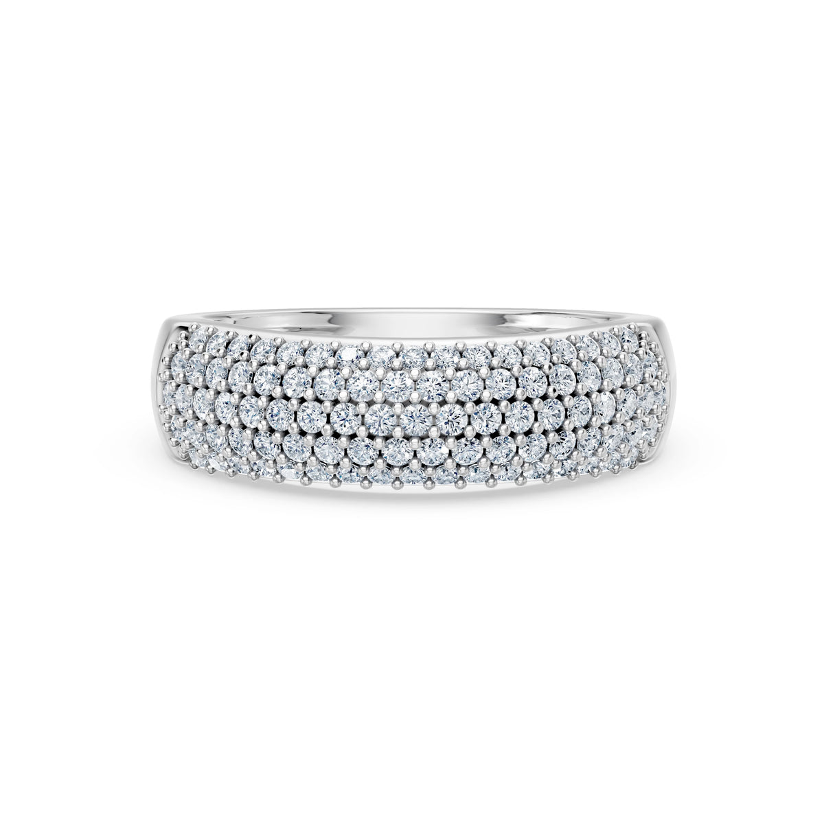 Inel din Aur cu Diamante, Forma Rotund Briliant, 0,71 CT
