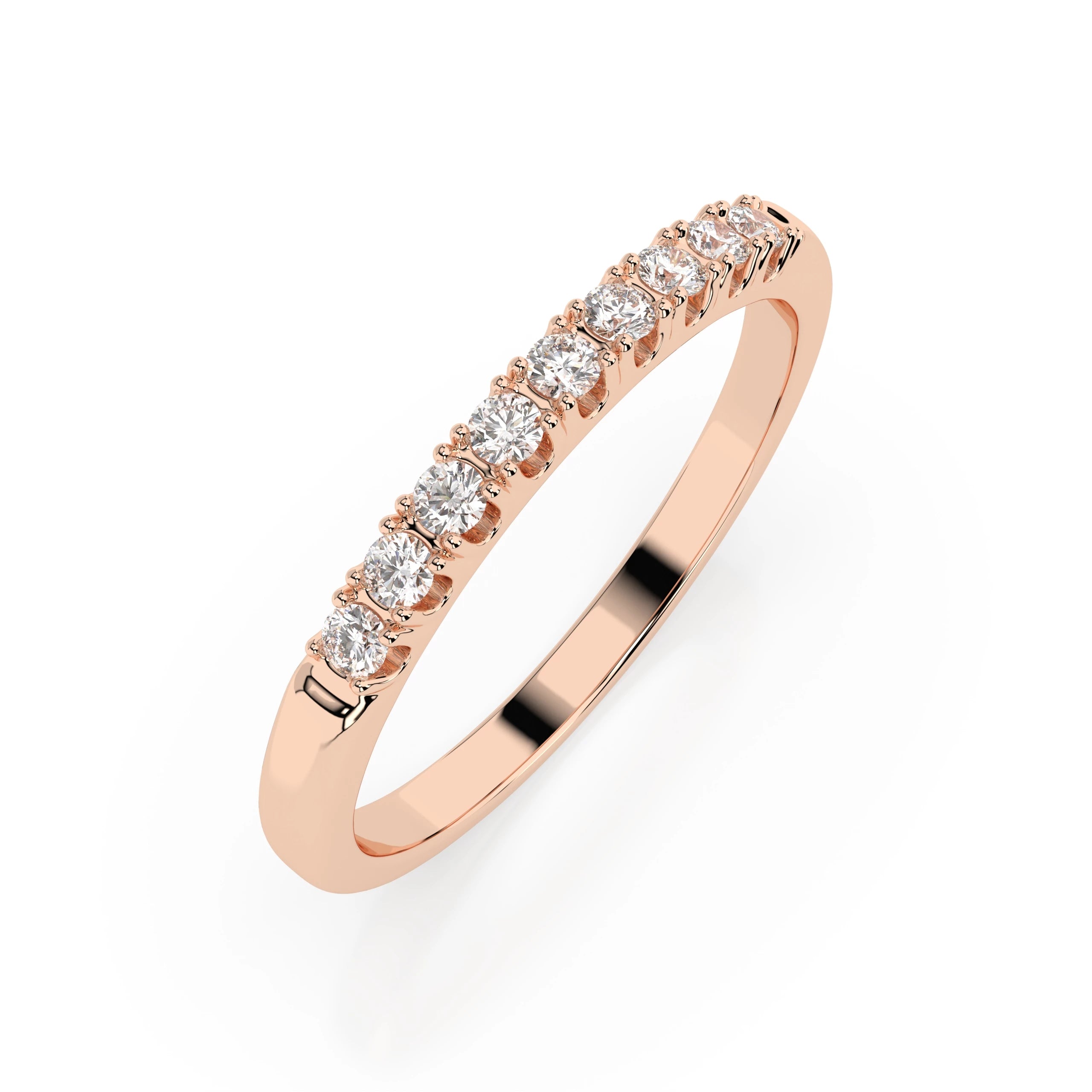 Inel din Aur cu Diamante Rotunde Briliant 0.18 CT