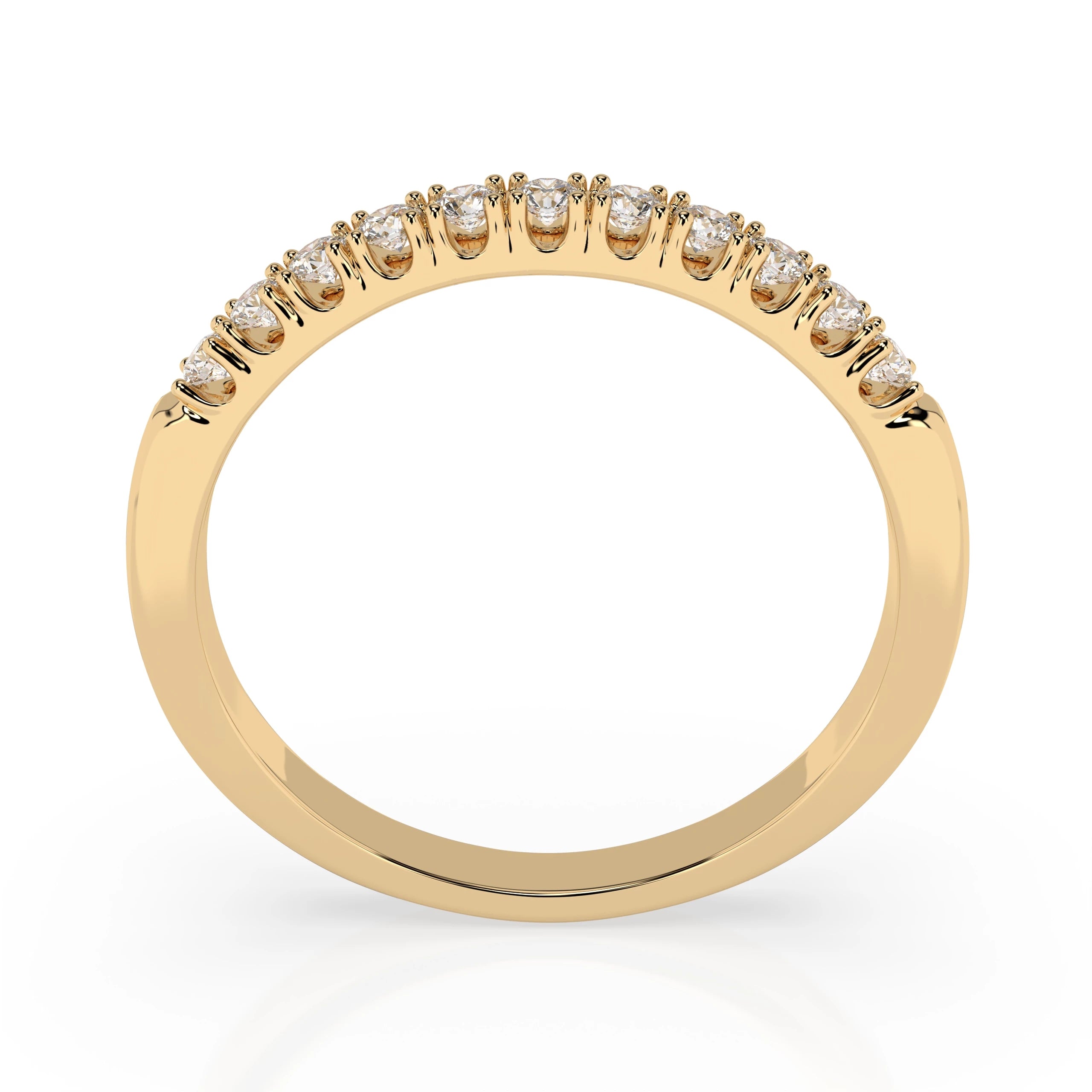 Inel din Aur cu Diamante Rotunde Briliant 0.22 CT