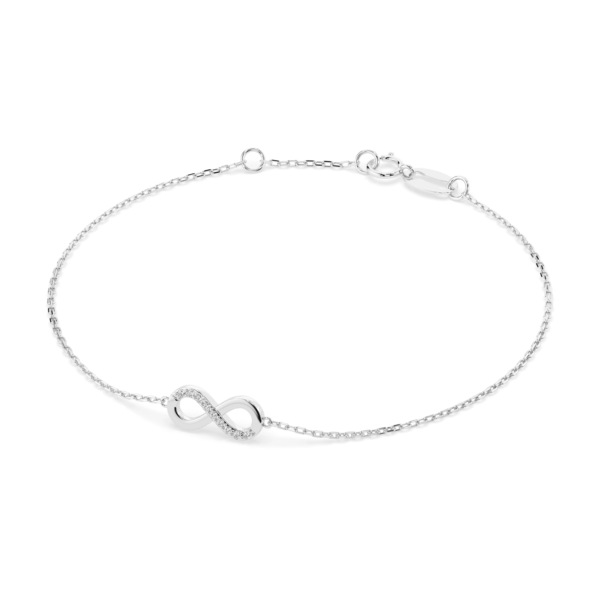 Brățară din Aur cu Diamante Rotunde Briliant 0.05 CT